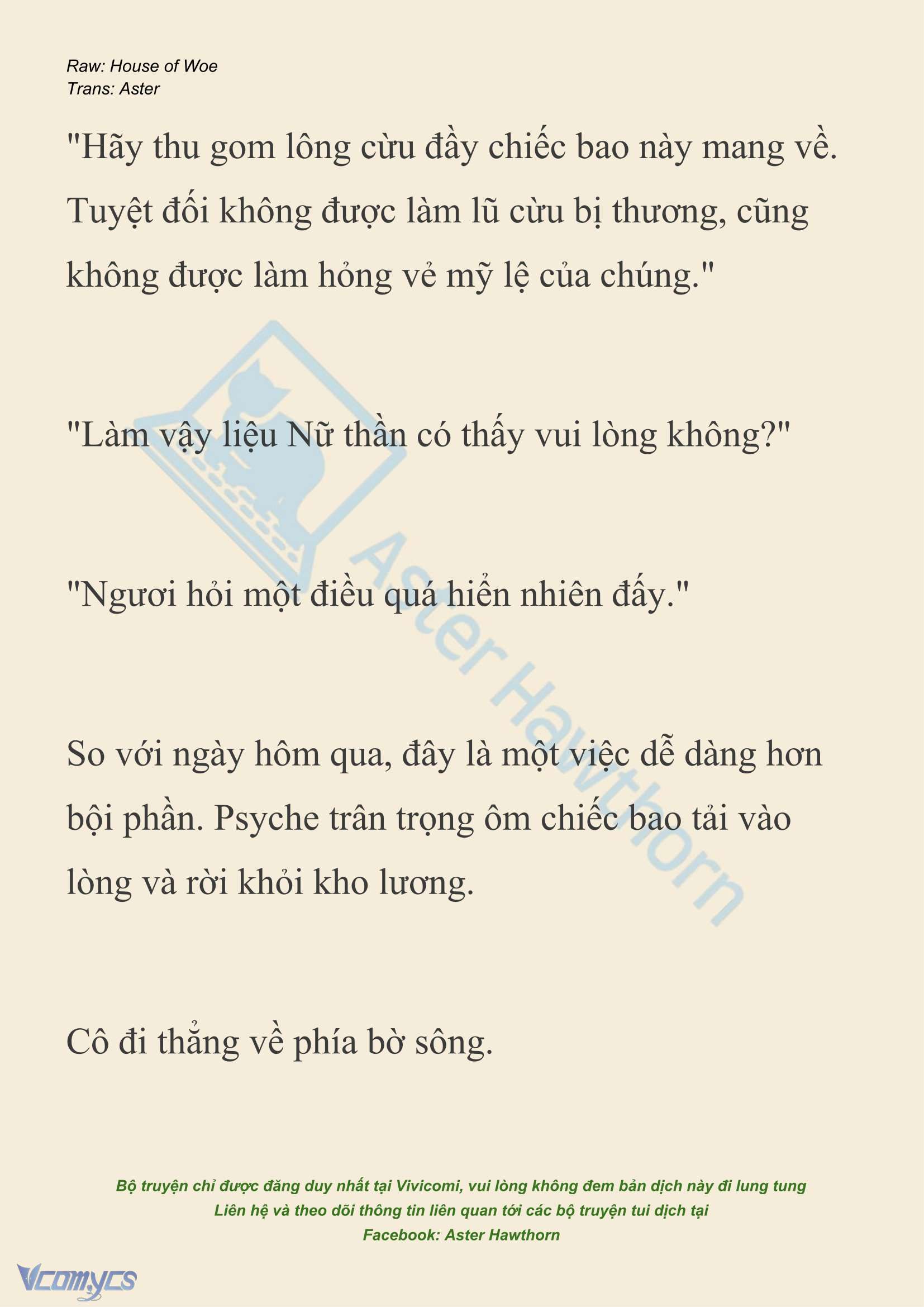 [NOVEL] Dành Cho Các Nữ Thần: Dành cho Psyche Chapter 43 - Trang 5