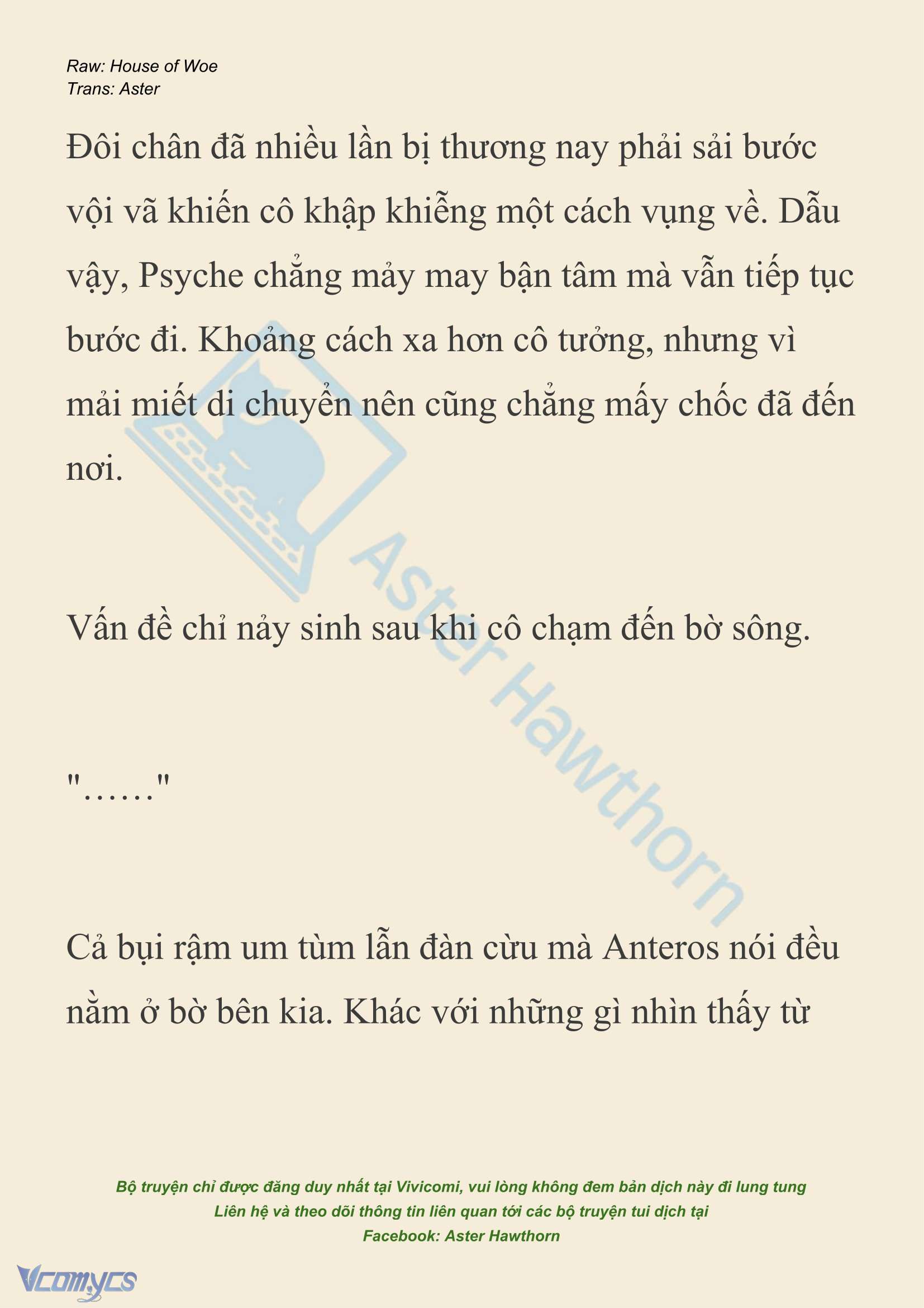 [NOVEL] Dành Cho Các Nữ Thần: Dành cho Psyche Chapter 43 - Trang 6