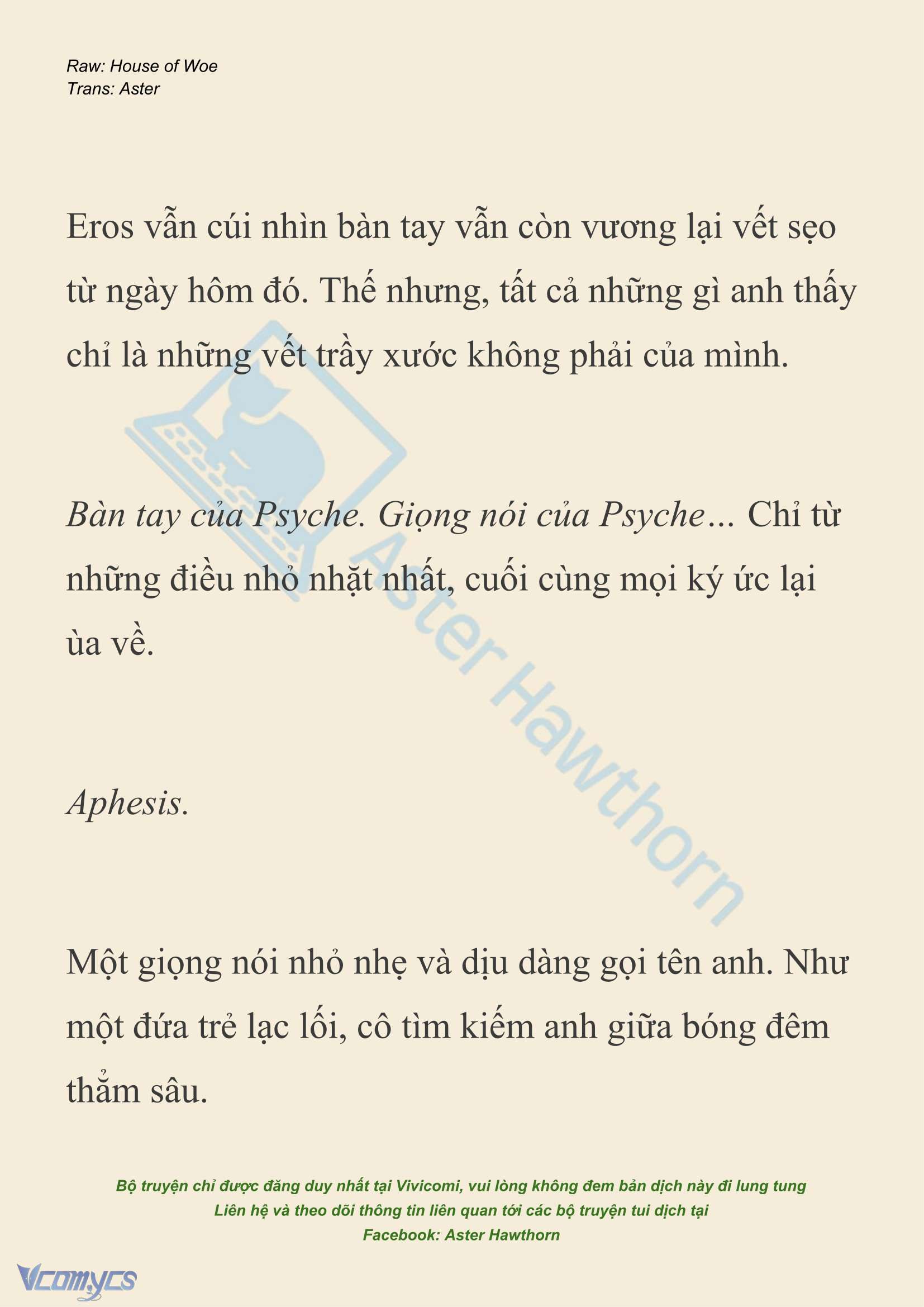 [NOVEL] Dành Cho Các Nữ Thần: Dành cho Psyche Chapter 44 - Trang 21