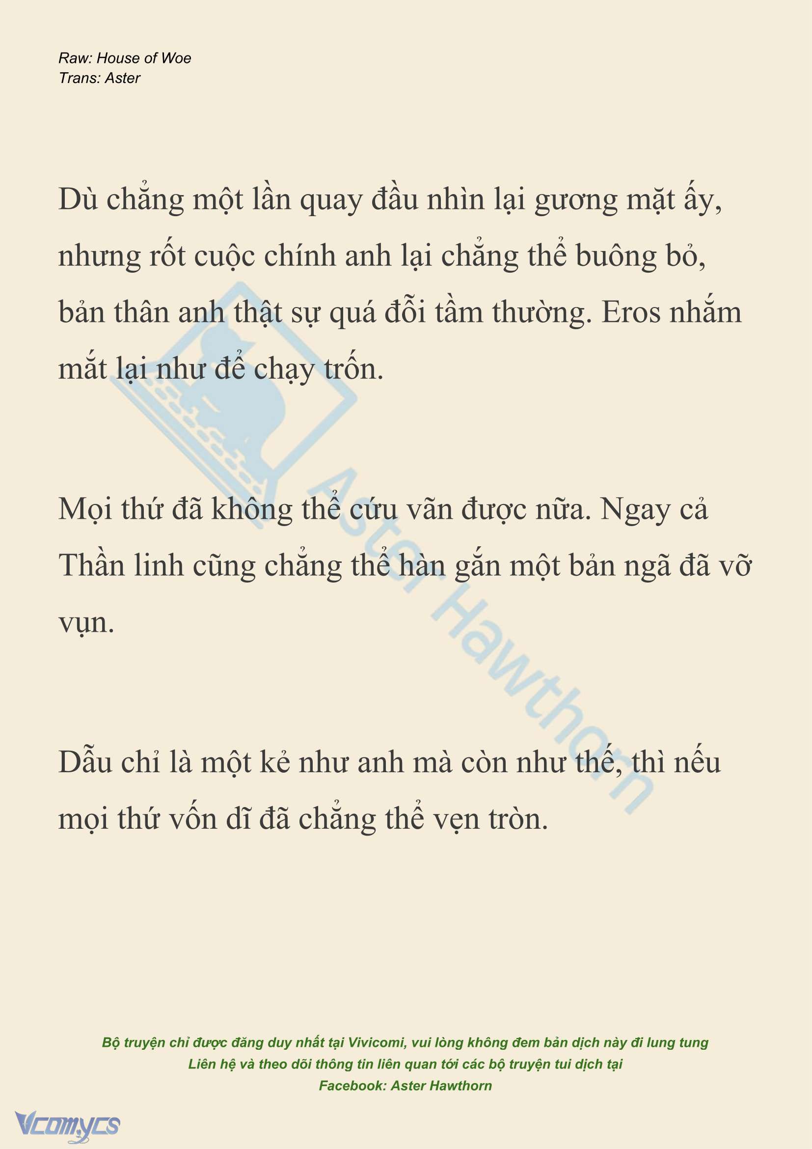 [NOVEL] Dành Cho Các Nữ Thần: Dành cho Psyche Chapter 44 - Trang 22