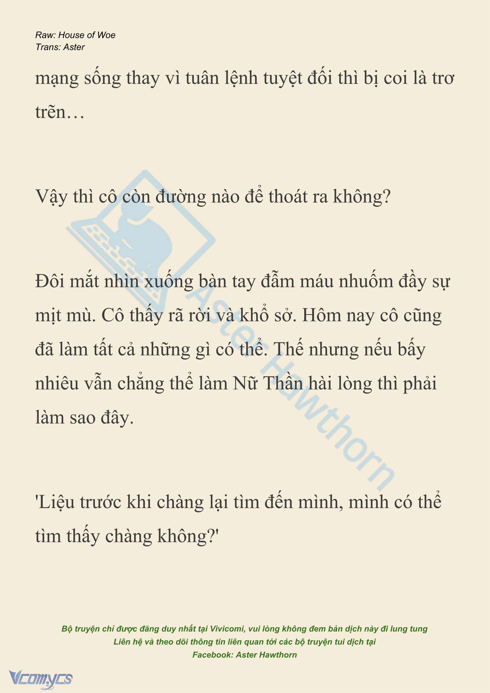 [NOVEL] Dành Cho Các Nữ Thần: Dành cho Psyche Chapter 44 - Trang 4