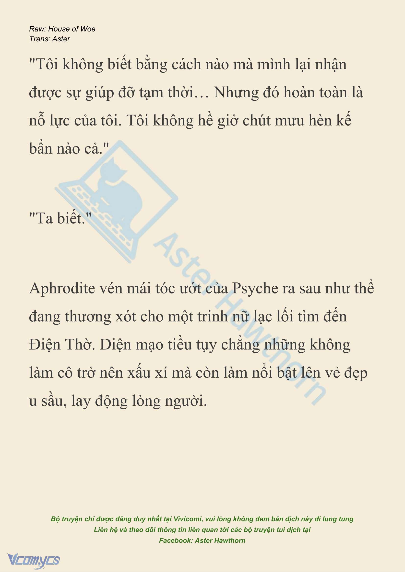 [NOVEL] Dành Cho Các Nữ Thần: Dành cho Psyche Chapter 45 - Trang 10