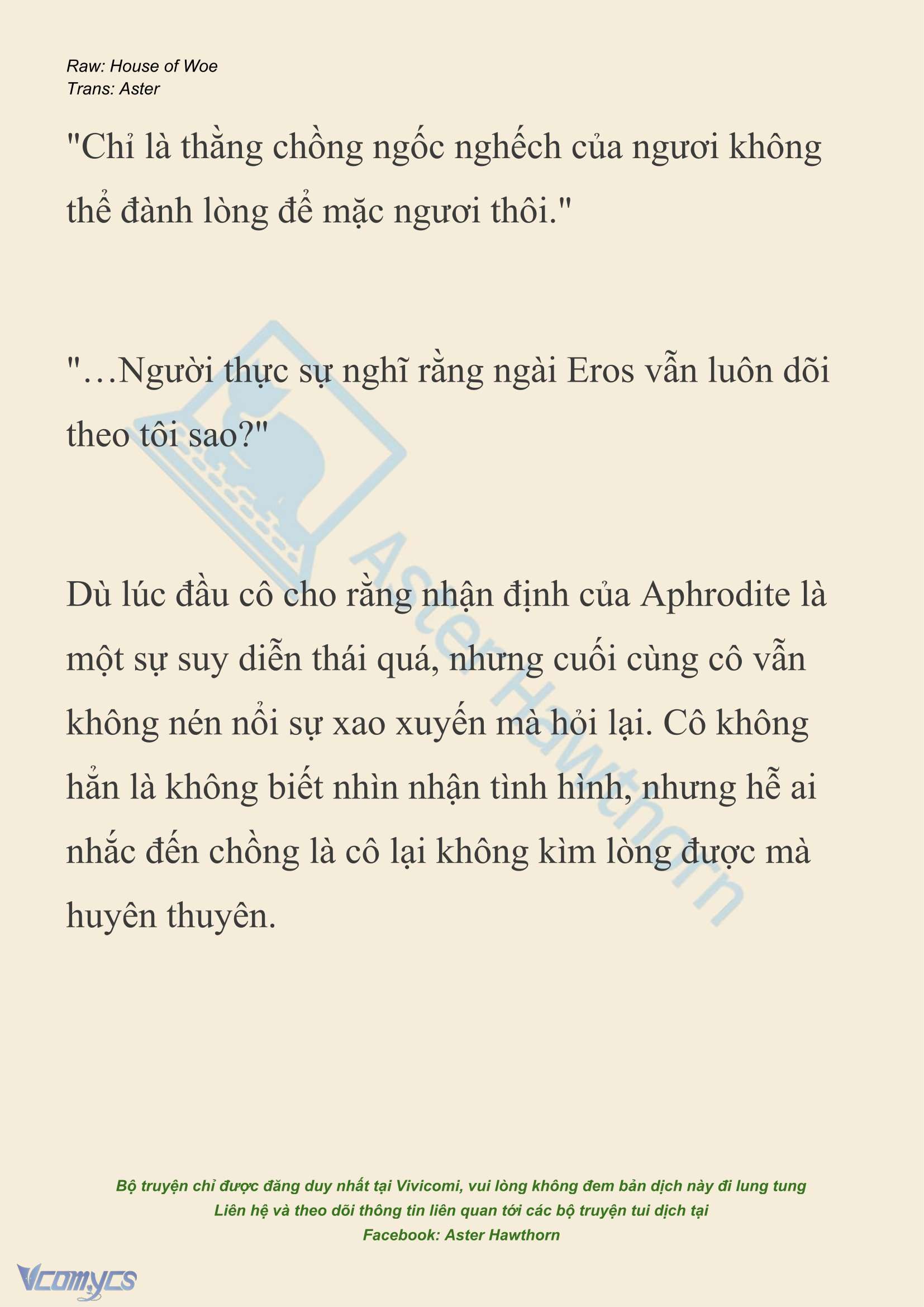 [NOVEL] Dành Cho Các Nữ Thần: Dành cho Psyche Chapter 45 - Trang 11