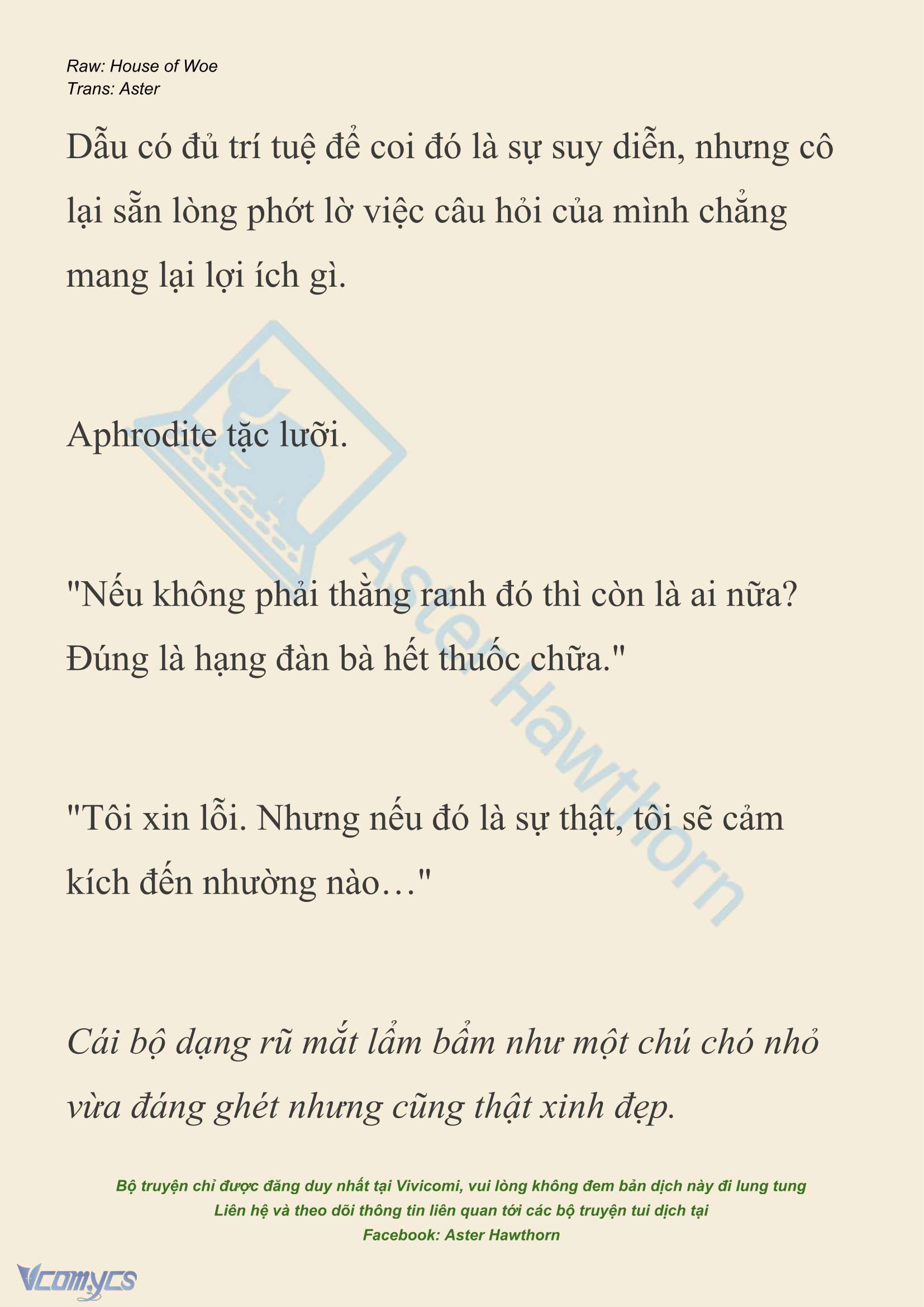 [NOVEL] Dành Cho Các Nữ Thần: Dành cho Psyche Chapter 45 - Trang 12
