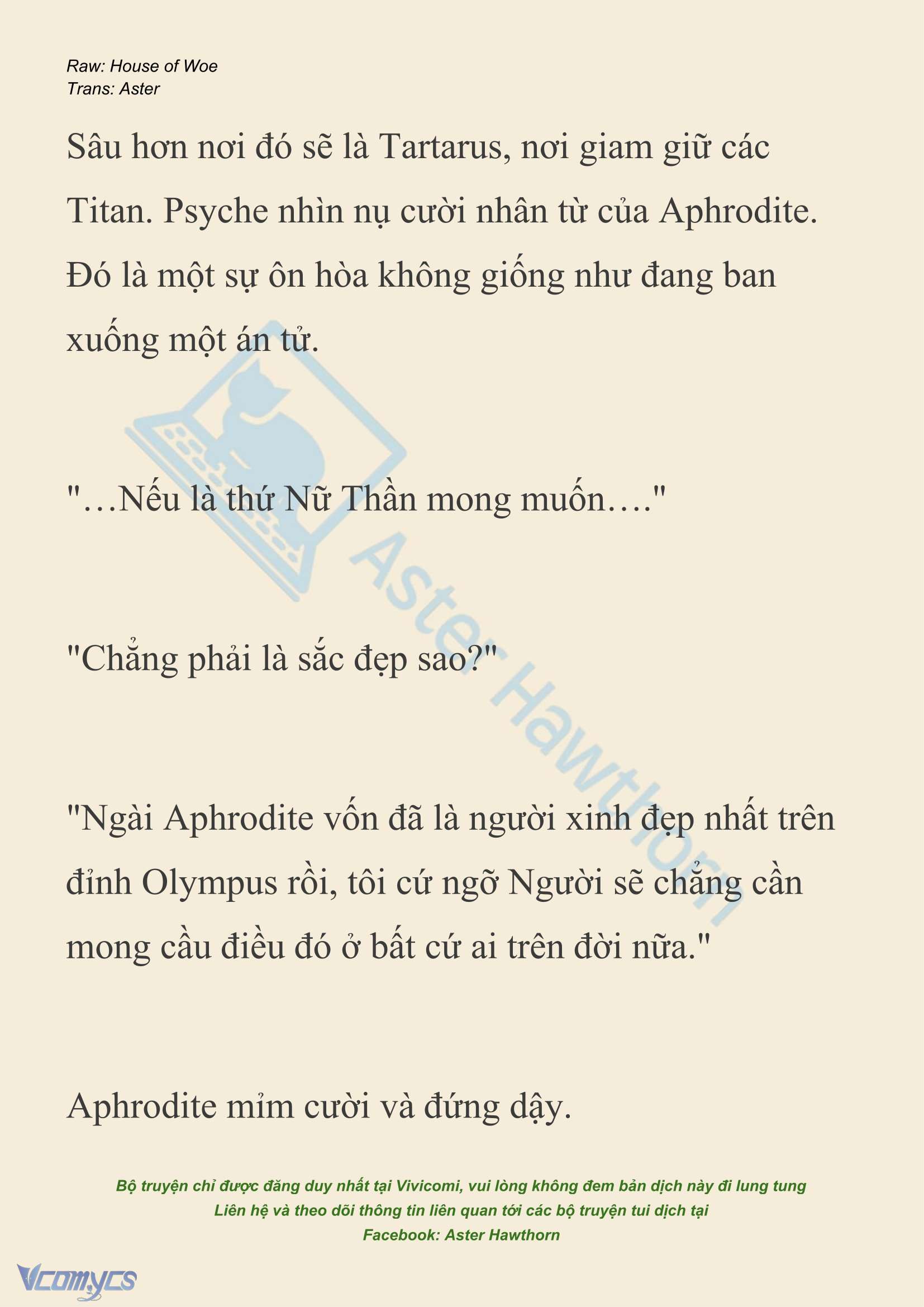 [NOVEL] Dành Cho Các Nữ Thần: Dành cho Psyche Chapter 45 - Trang 16