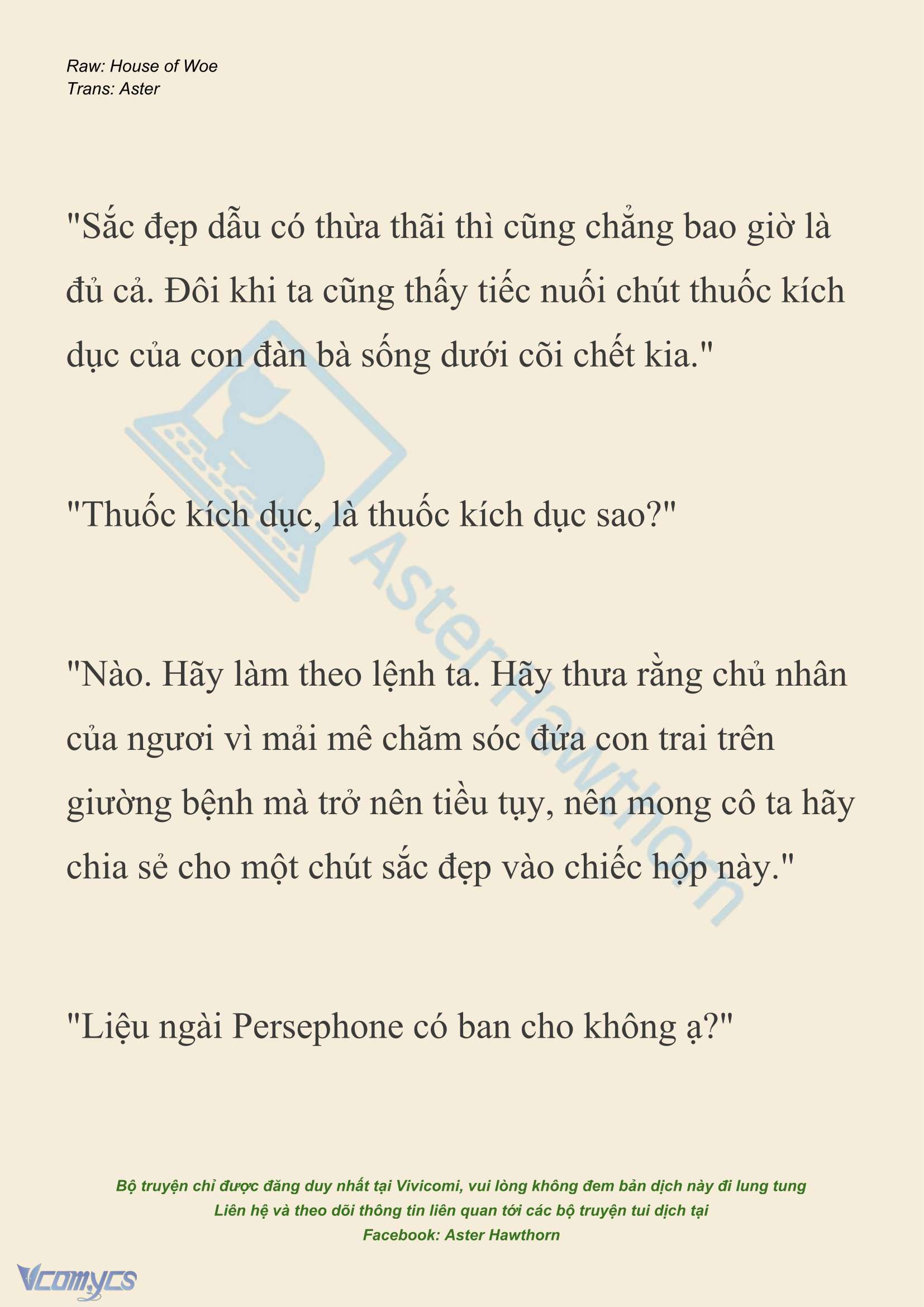 [NOVEL] Dành Cho Các Nữ Thần: Dành cho Psyche Chapter 45 - Trang 17