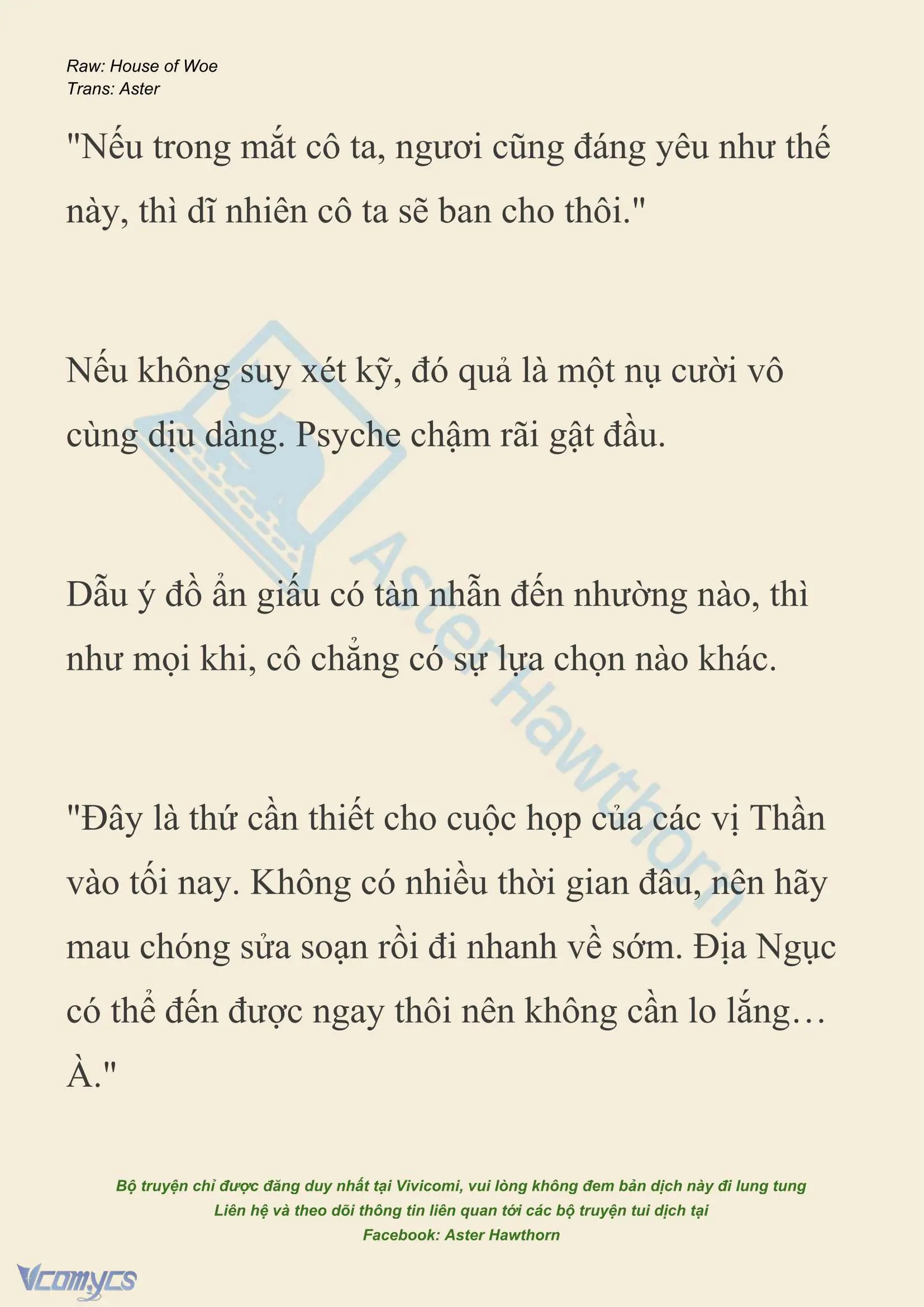 [NOVEL] Dành Cho Các Nữ Thần: Dành cho Psyche Chapter 45 - Trang 18