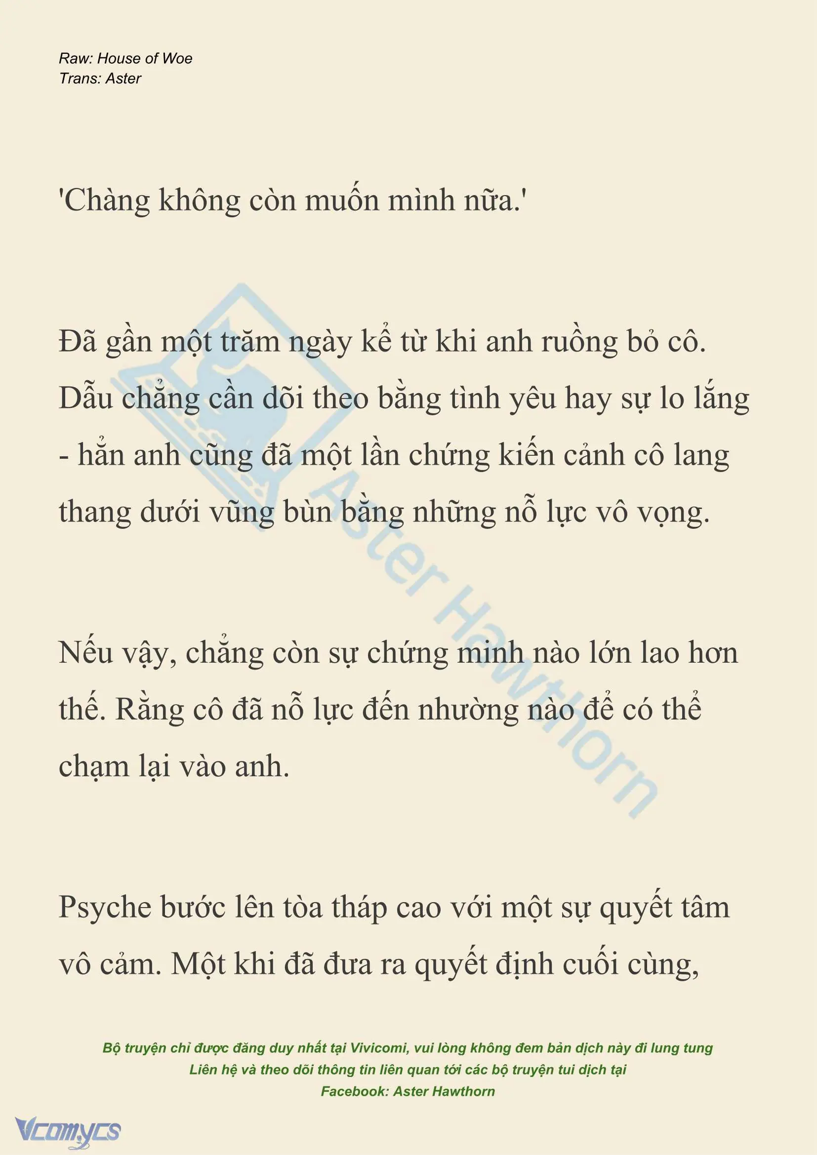 [NOVEL] Dành Cho Các Nữ Thần: Dành cho Psyche Chapter 45 - Trang 22