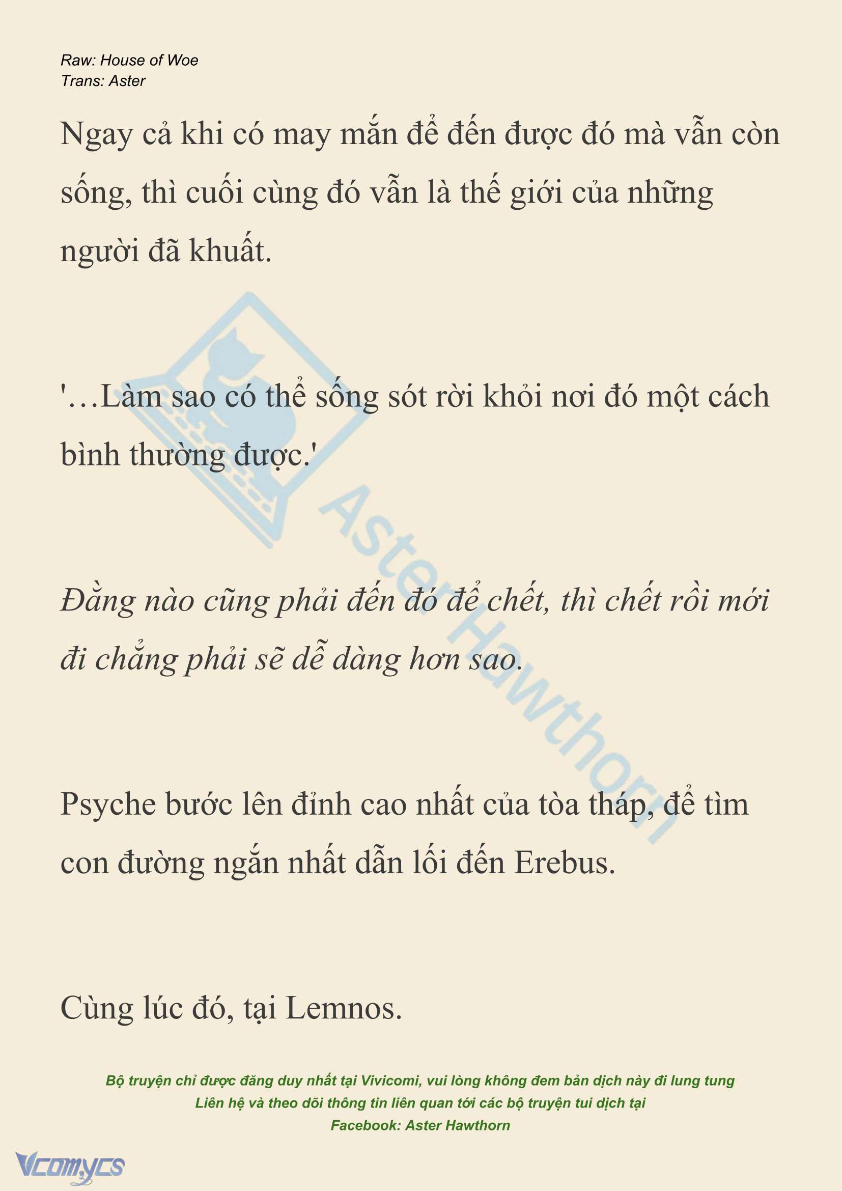[NOVEL] Dành Cho Các Nữ Thần: Dành cho Psyche Chapter 45 - Trang 24