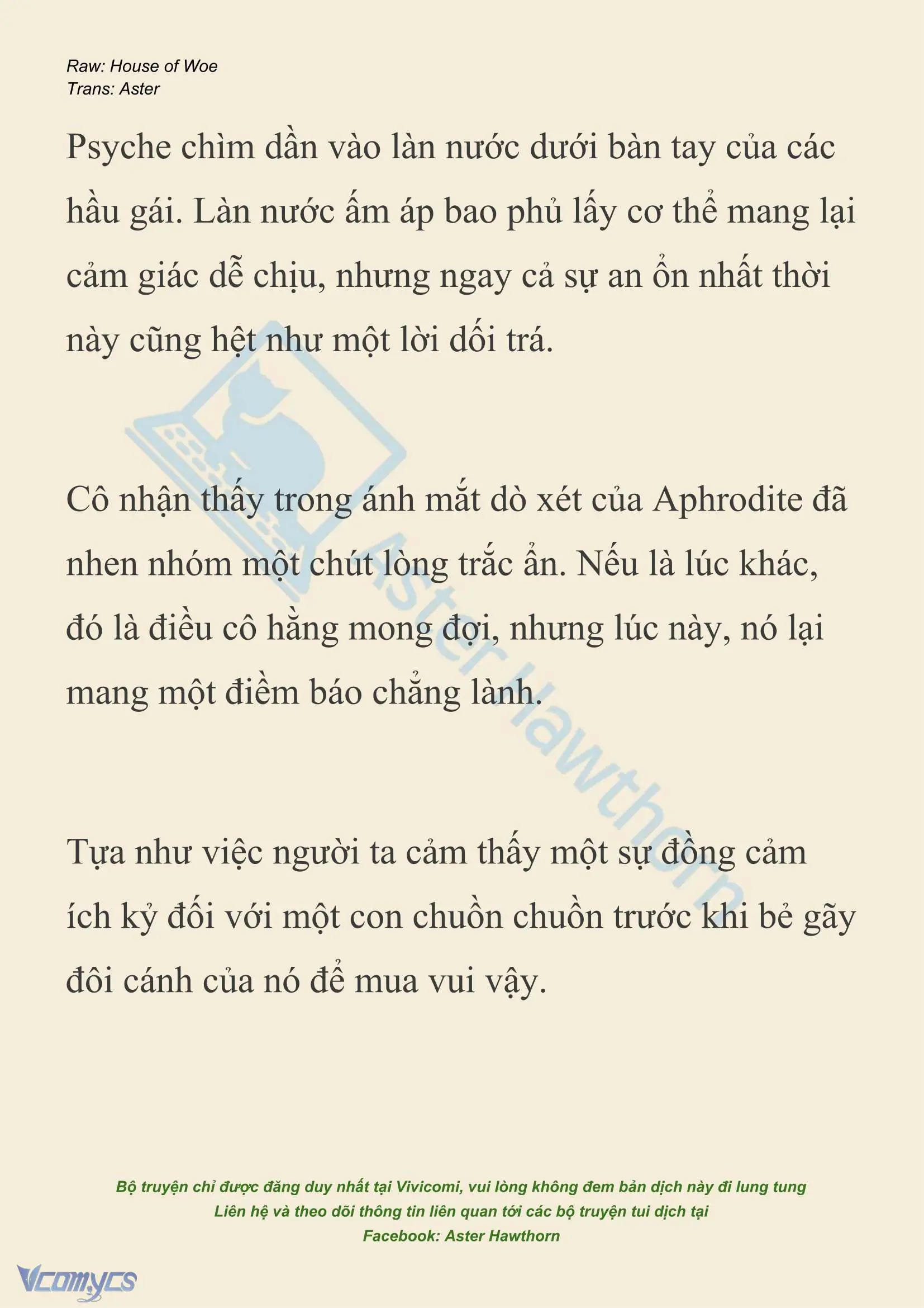 [NOVEL] Dành Cho Các Nữ Thần: Dành cho Psyche Chapter 45 - Trang 8
