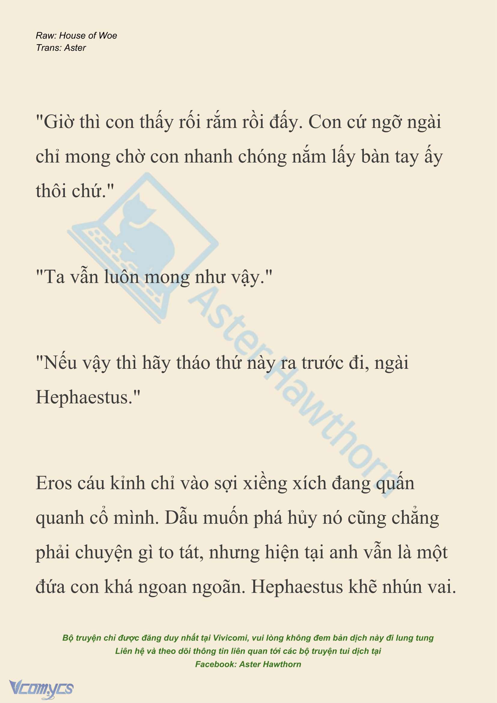 [NOVEL] Dành Cho Các Nữ Thần: Dành cho Psyche Chapter 46 - Trang 10
