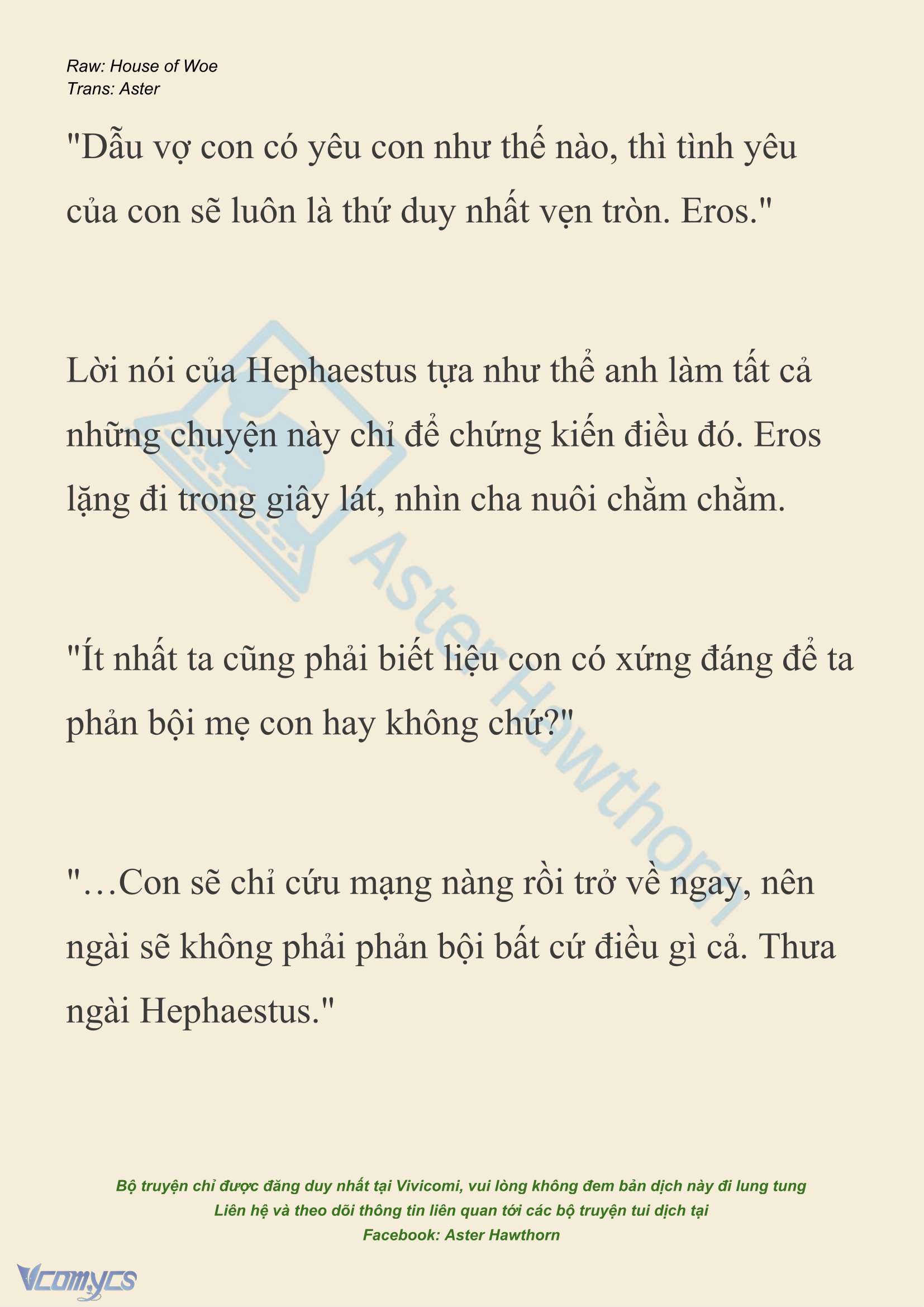 [NOVEL] Dành Cho Các Nữ Thần: Dành cho Psyche Chapter 46 - Trang 14