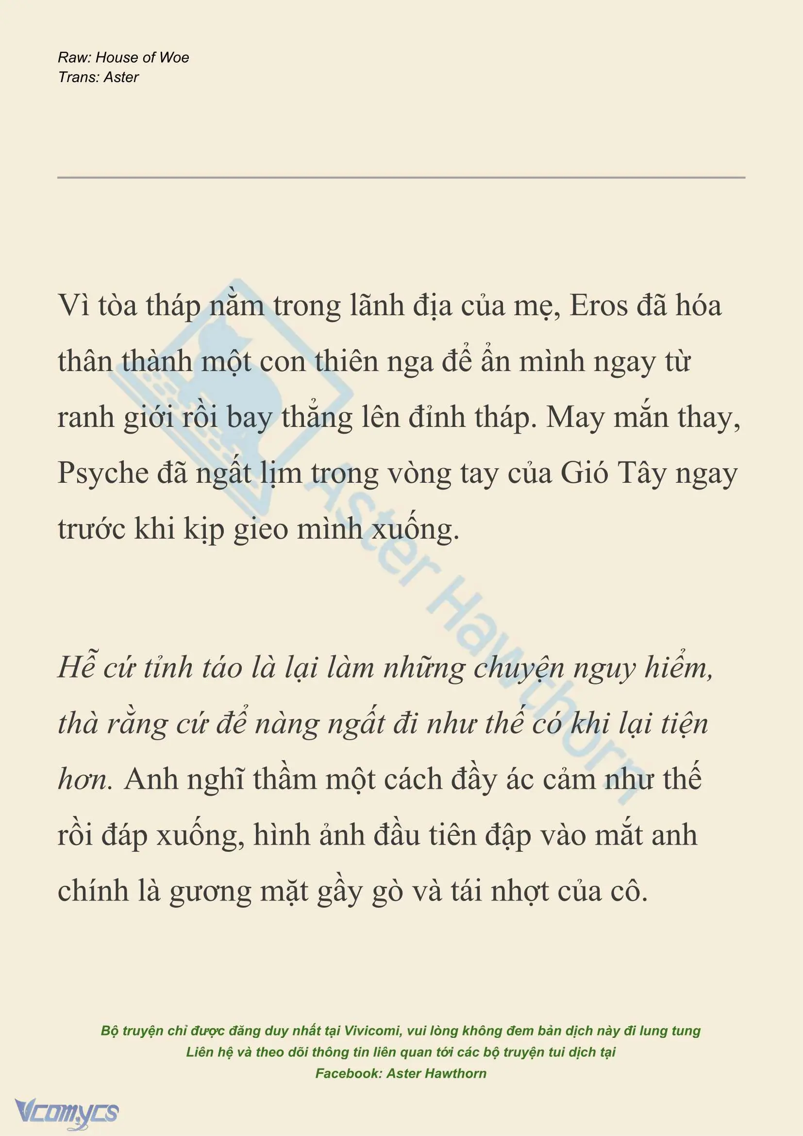[NOVEL] Dành Cho Các Nữ Thần: Dành cho Psyche Chapter 46 - Trang 16