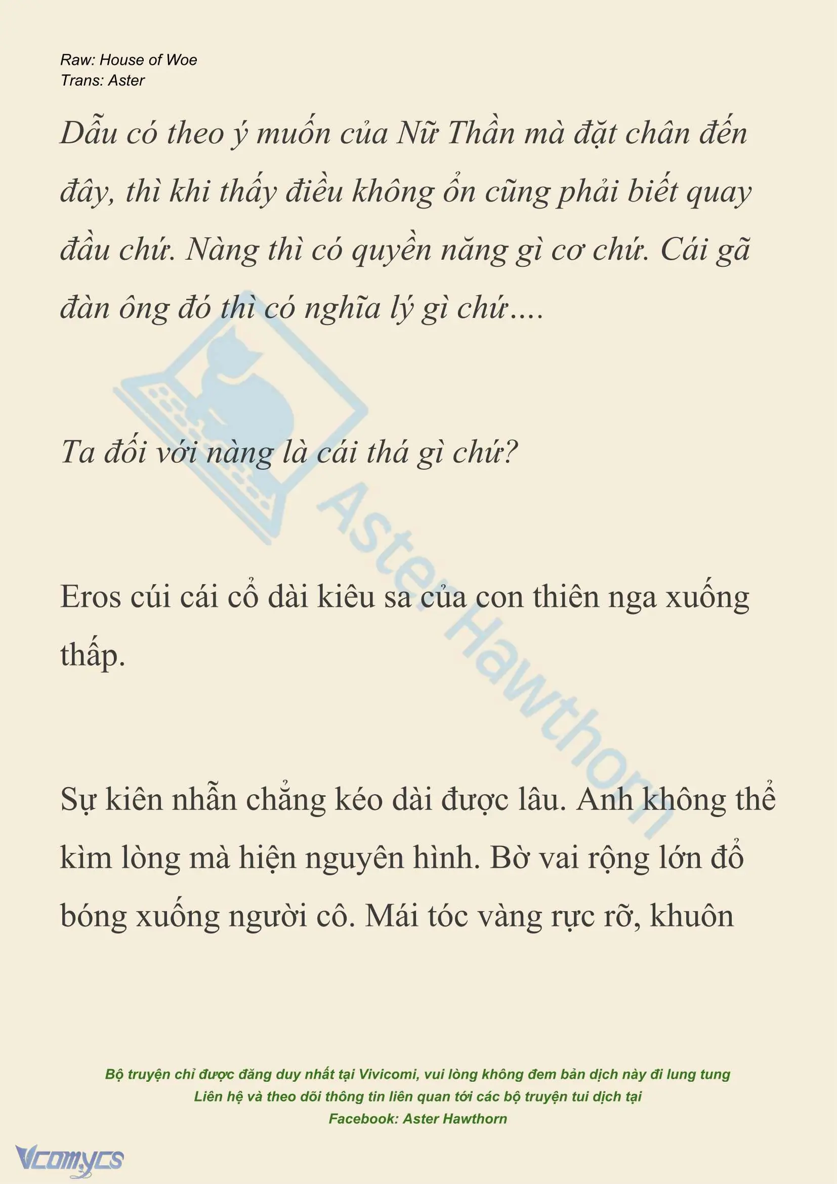 [NOVEL] Dành Cho Các Nữ Thần: Dành cho Psyche Chapter 46 - Trang 18