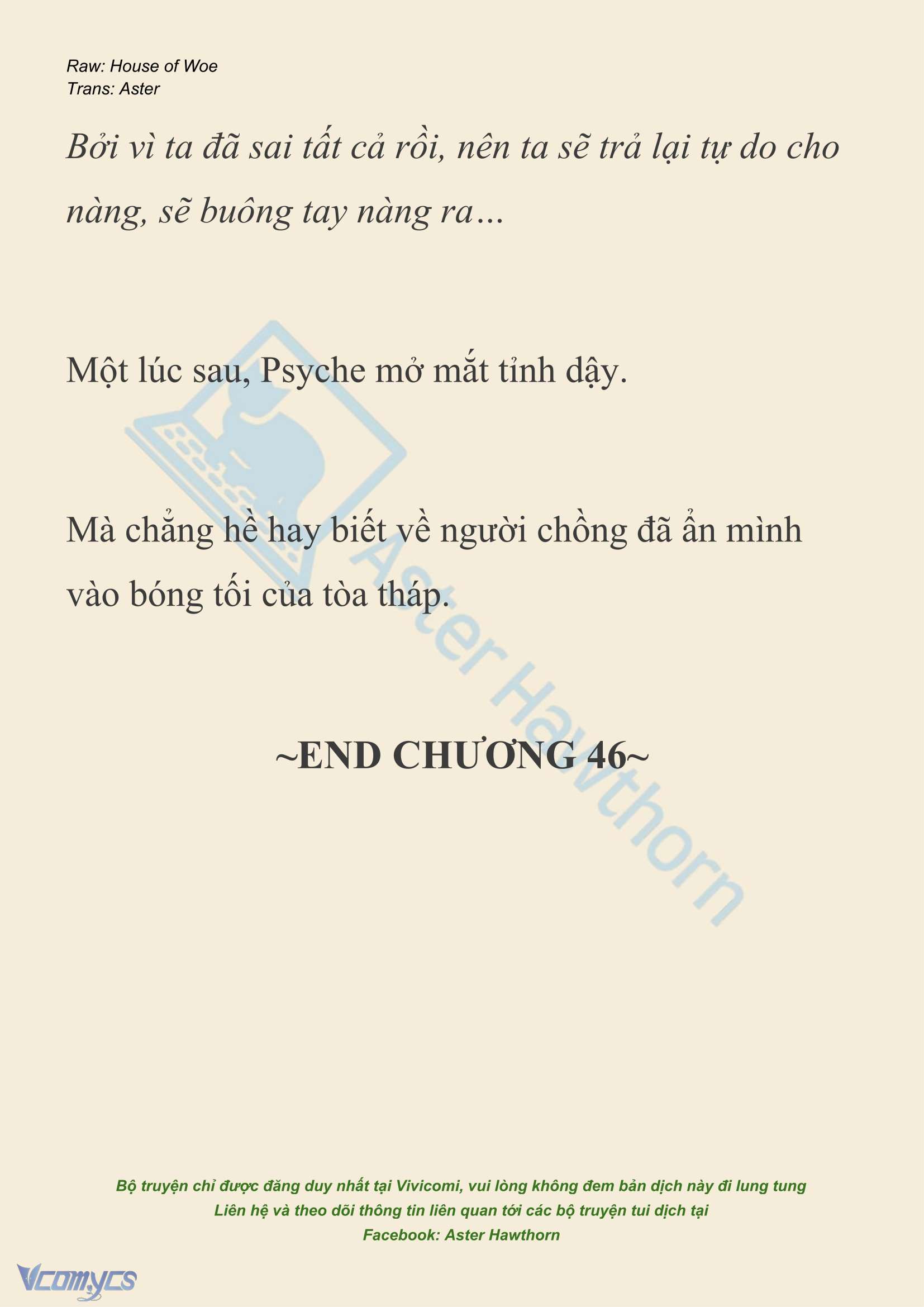 [NOVEL] Dành Cho Các Nữ Thần: Dành cho Psyche Chapter 46 - Trang 24