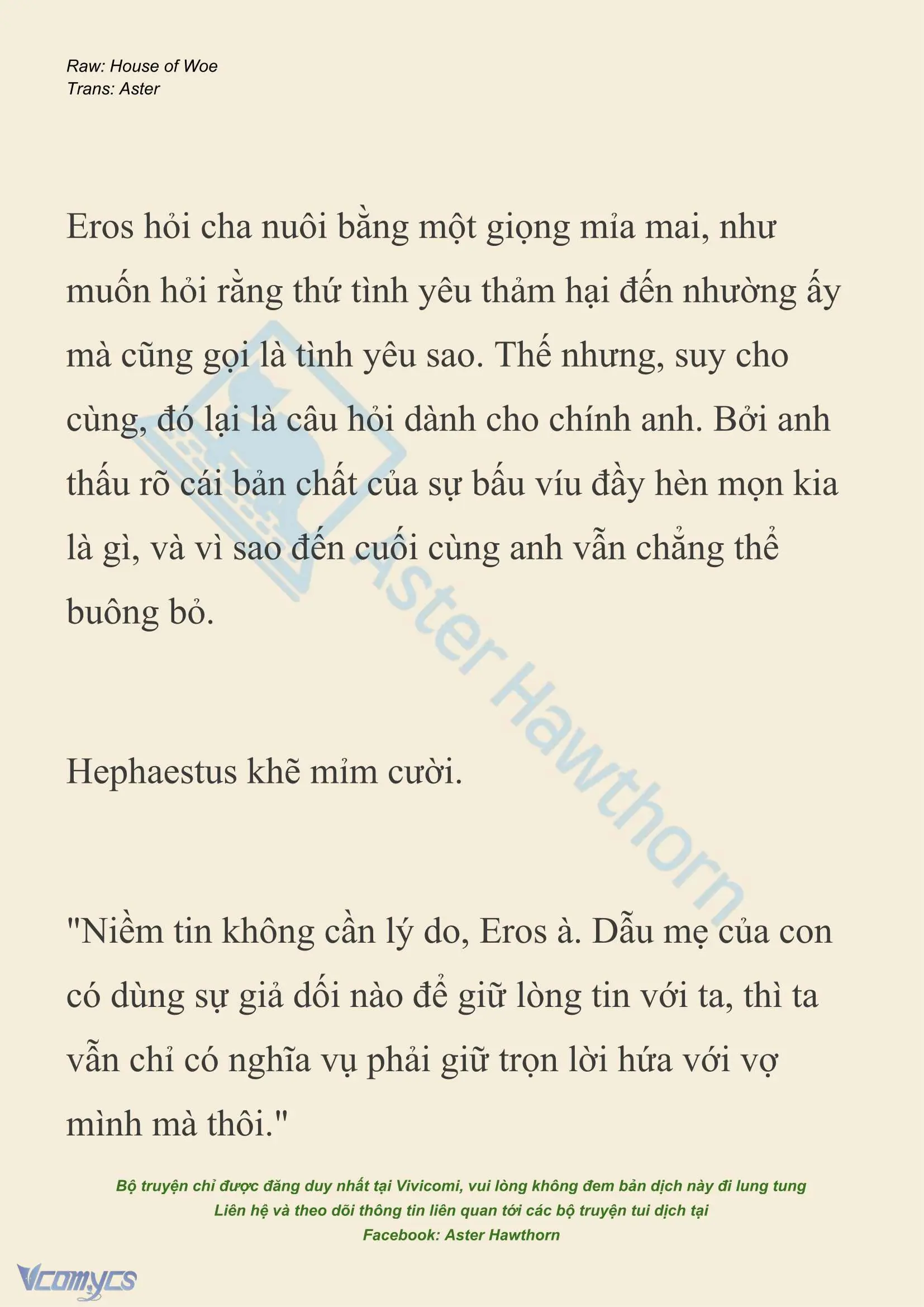 [NOVEL] Dành Cho Các Nữ Thần: Dành cho Psyche Chapter 46 - Trang 9