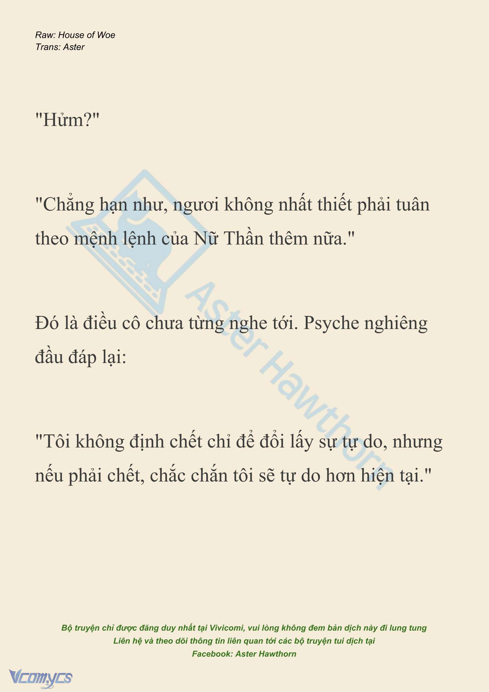 [NOVEL] Dành Cho Các Nữ Thần: Dành cho Psyche Chapter 47 - Trang 12