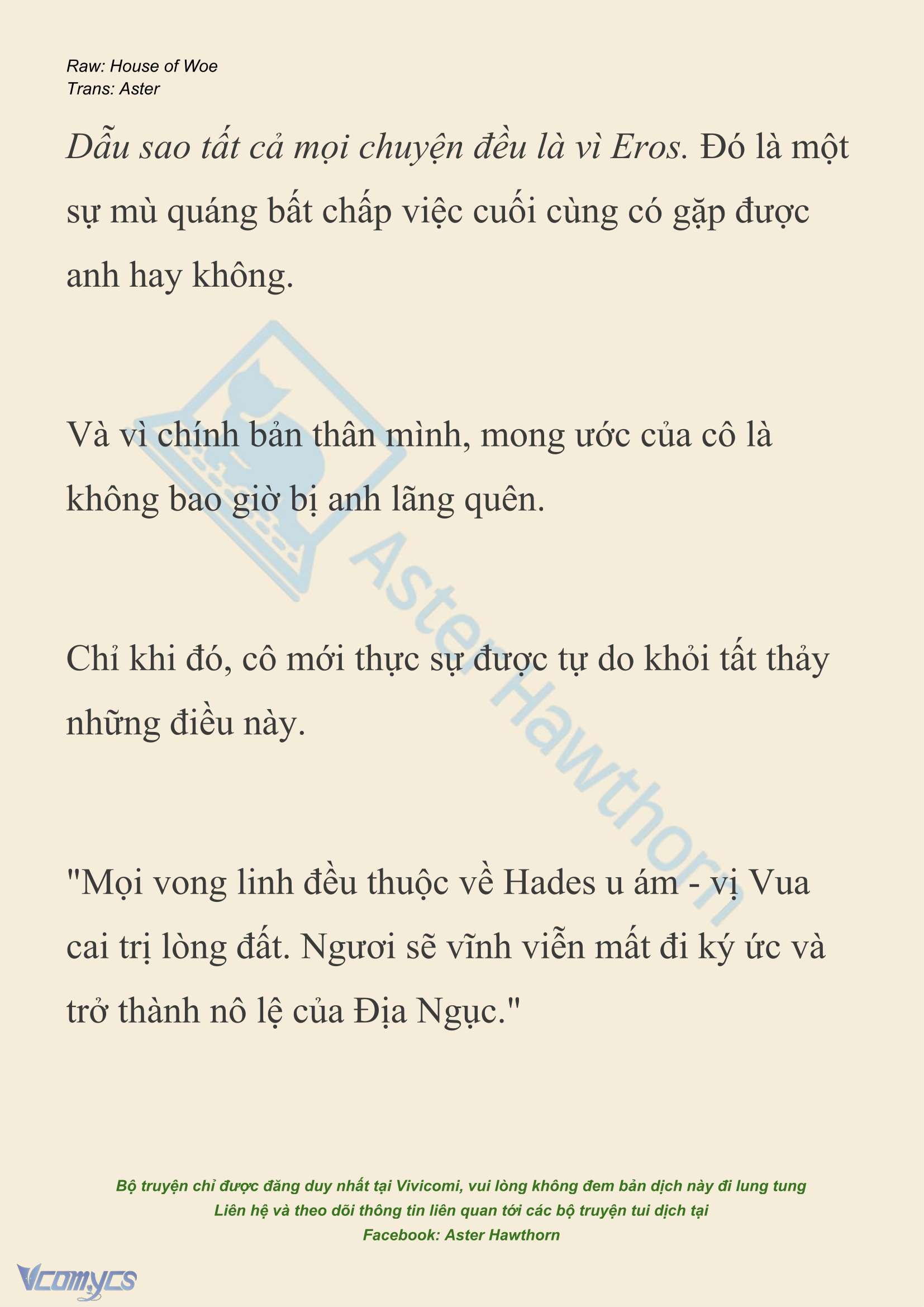 [NOVEL] Dành Cho Các Nữ Thần: Dành cho Psyche Chapter 47 - Trang 13