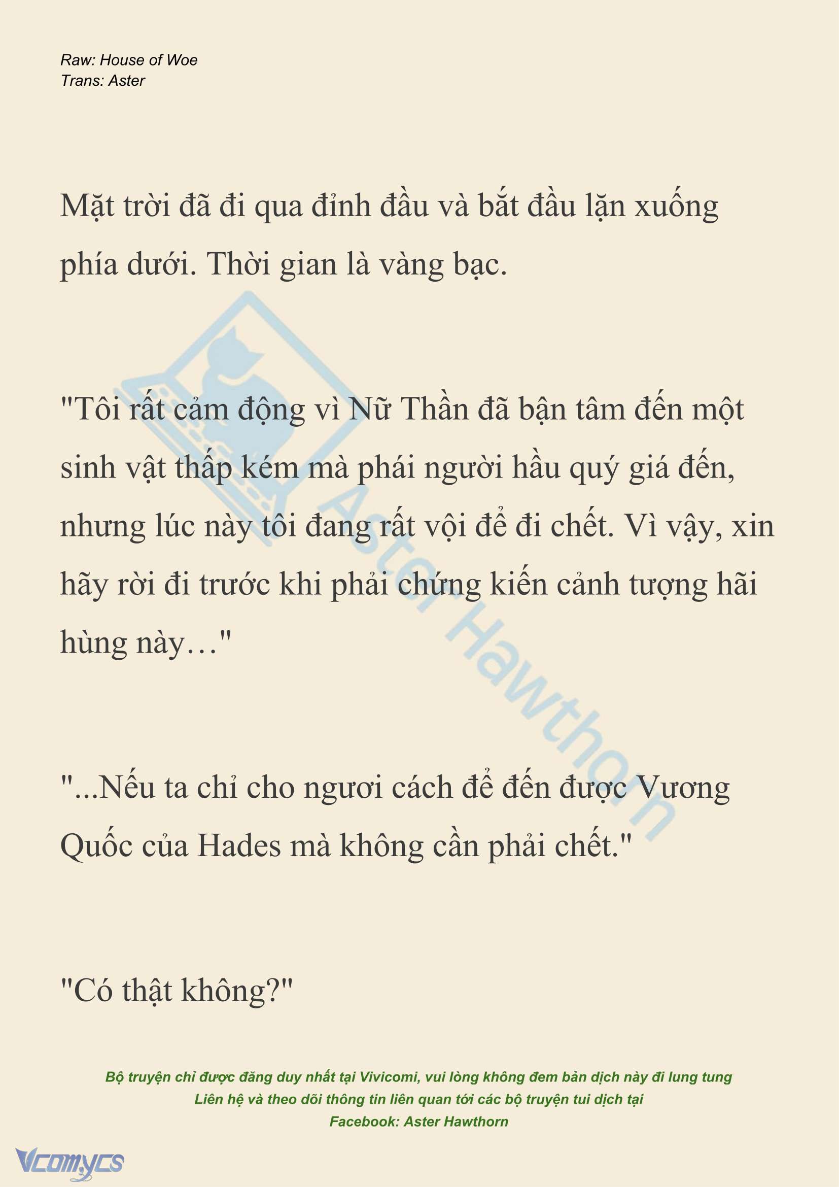 [NOVEL] Dành Cho Các Nữ Thần: Dành cho Psyche Chapter 47 - Trang 15