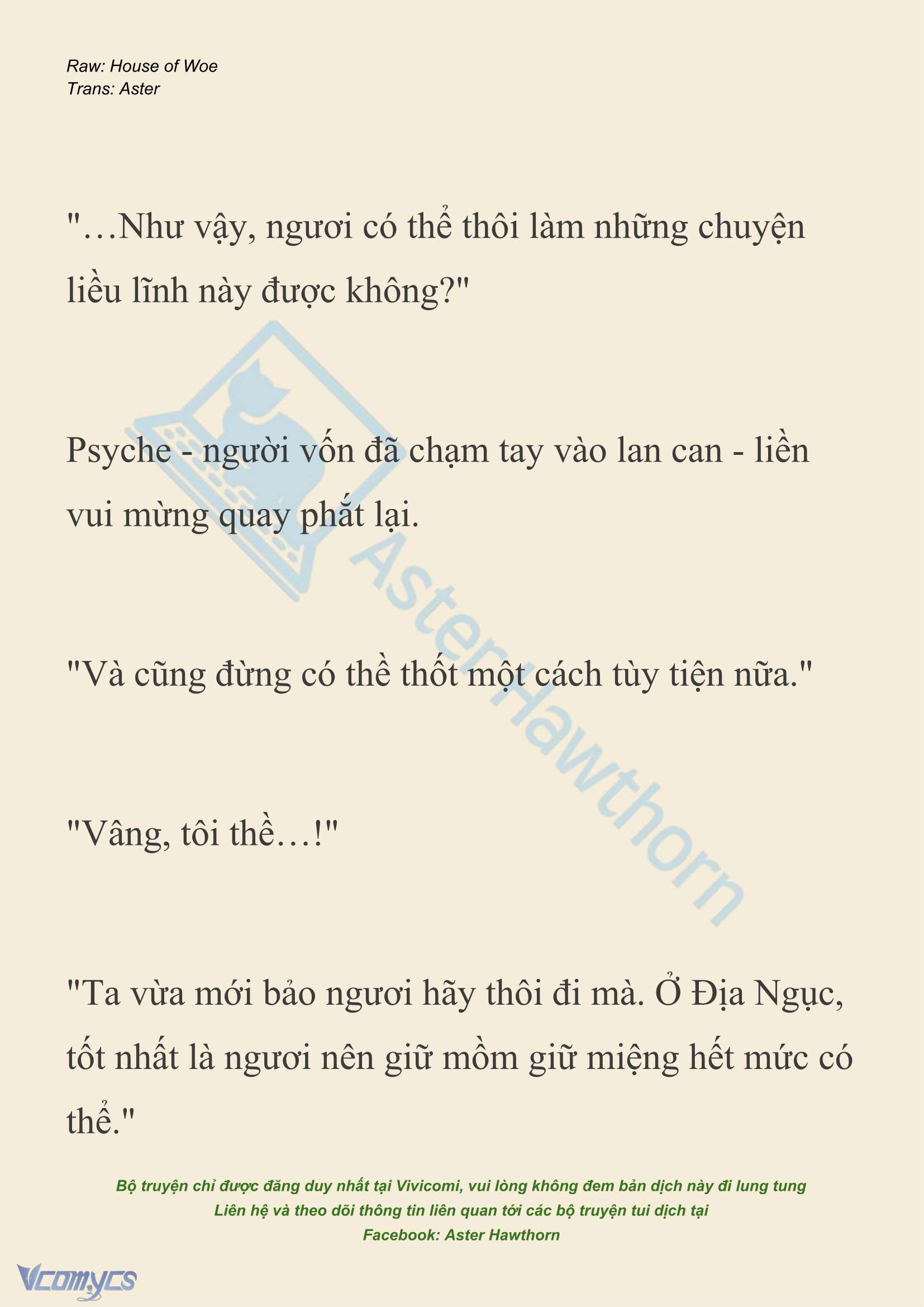 [NOVEL] Dành Cho Các Nữ Thần: Dành cho Psyche Chapter 47 - Trang 16