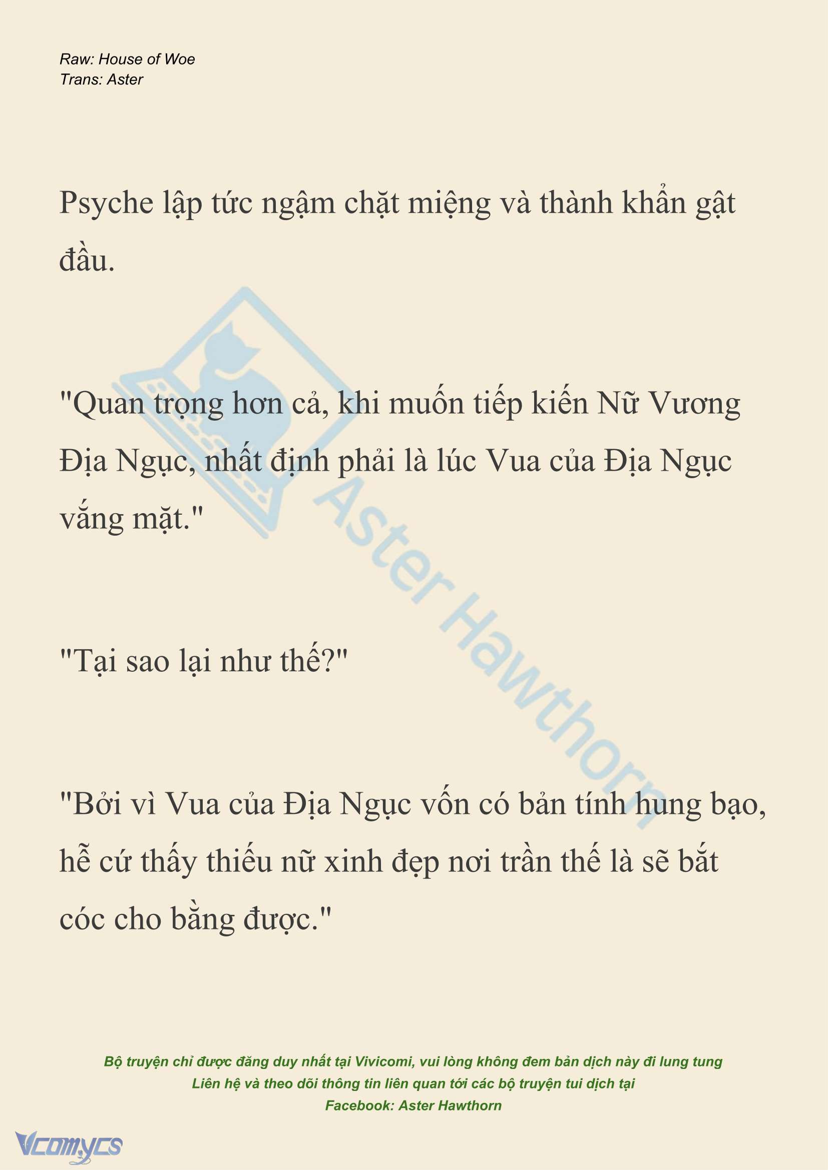 [NOVEL] Dành Cho Các Nữ Thần: Dành cho Psyche Chapter 47 - Trang 17