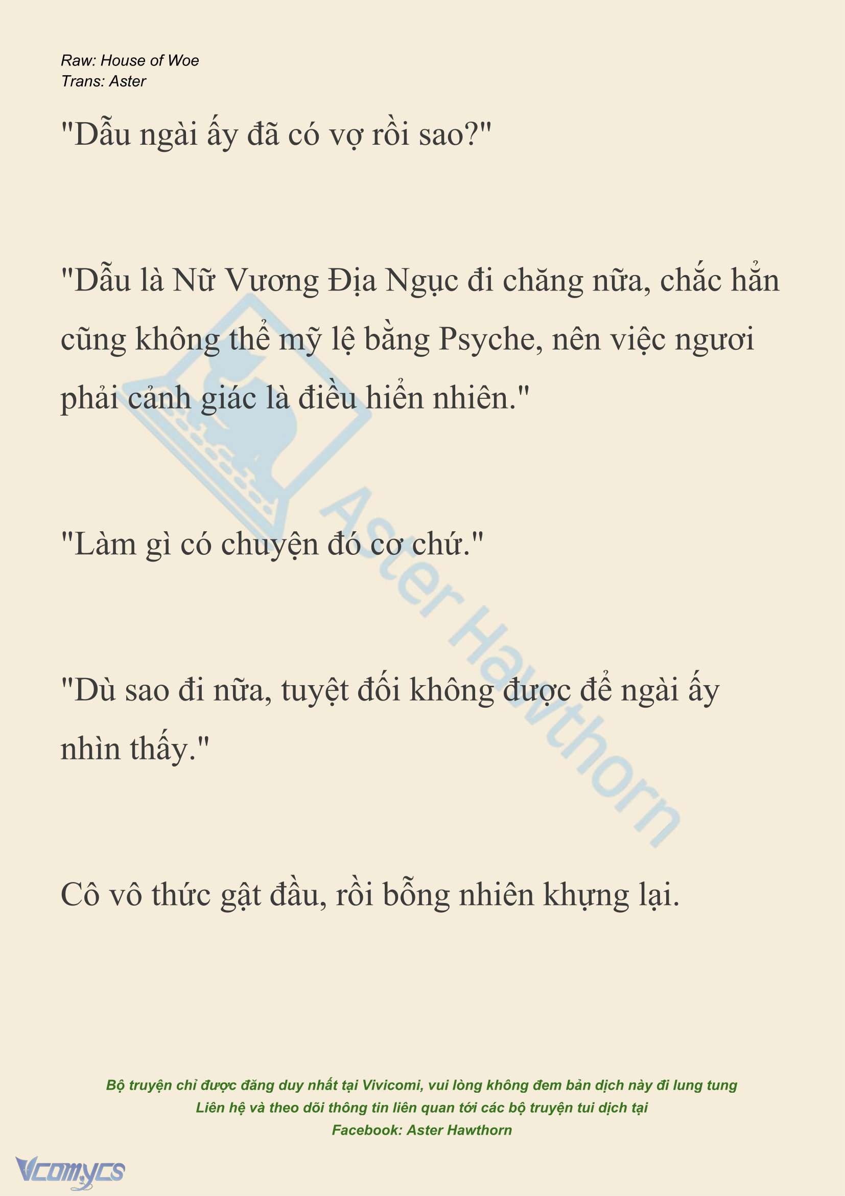 [NOVEL] Dành Cho Các Nữ Thần: Dành cho Psyche Chapter 47 - Trang 18