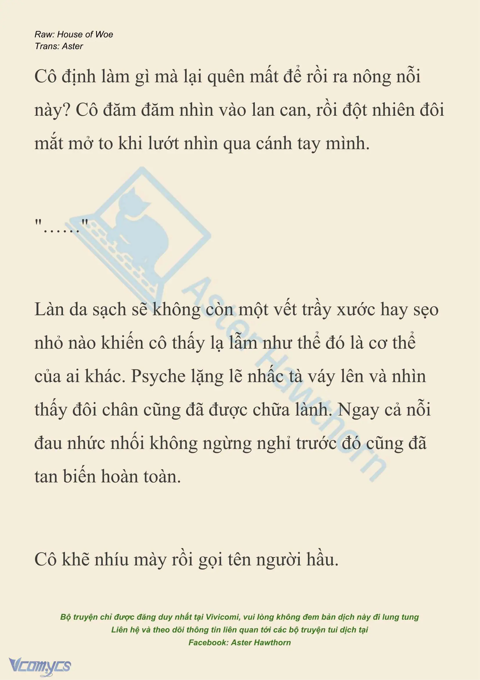 [NOVEL] Dành Cho Các Nữ Thần: Dành cho Psyche Chapter 47 - Trang 3