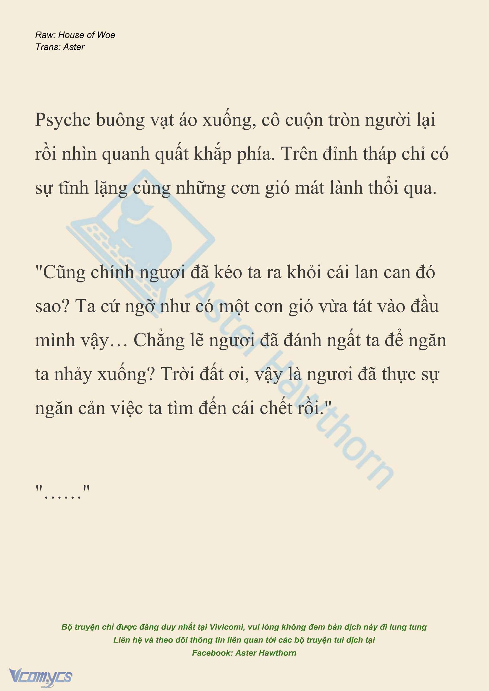 [NOVEL] Dành Cho Các Nữ Thần: Dành cho Psyche Chapter 47 - Trang 5