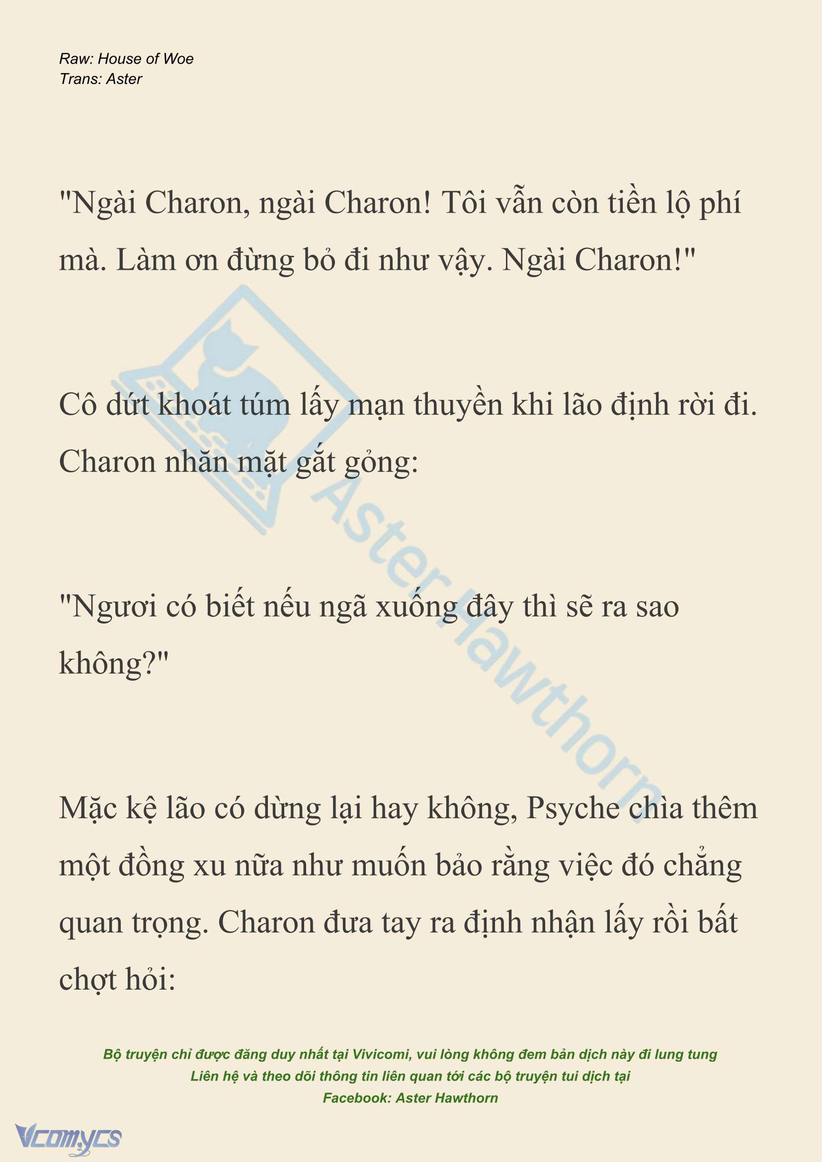 [NOVEL] Dành Cho Các Nữ Thần: Dành cho Psyche Chapter 48 - Trang 10