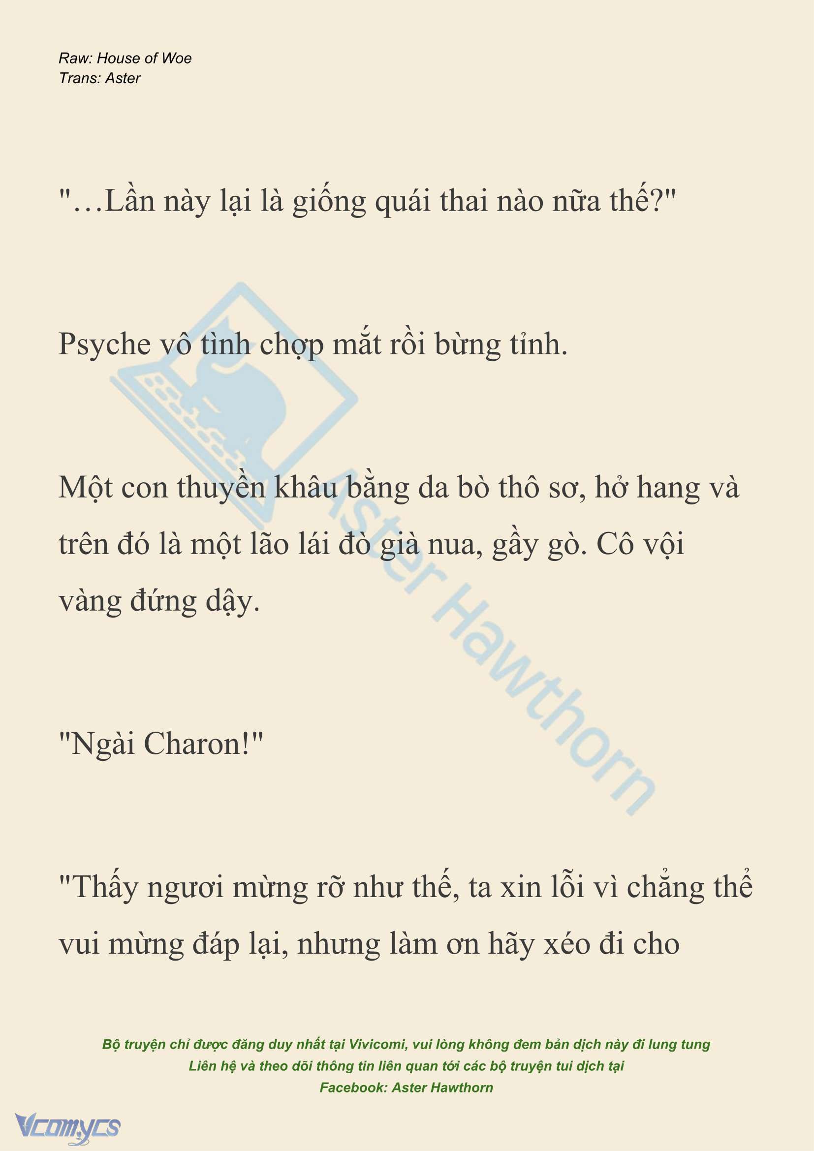 [NOVEL] Dành Cho Các Nữ Thần: Dành cho Psyche Chapter 48 - Trang 8