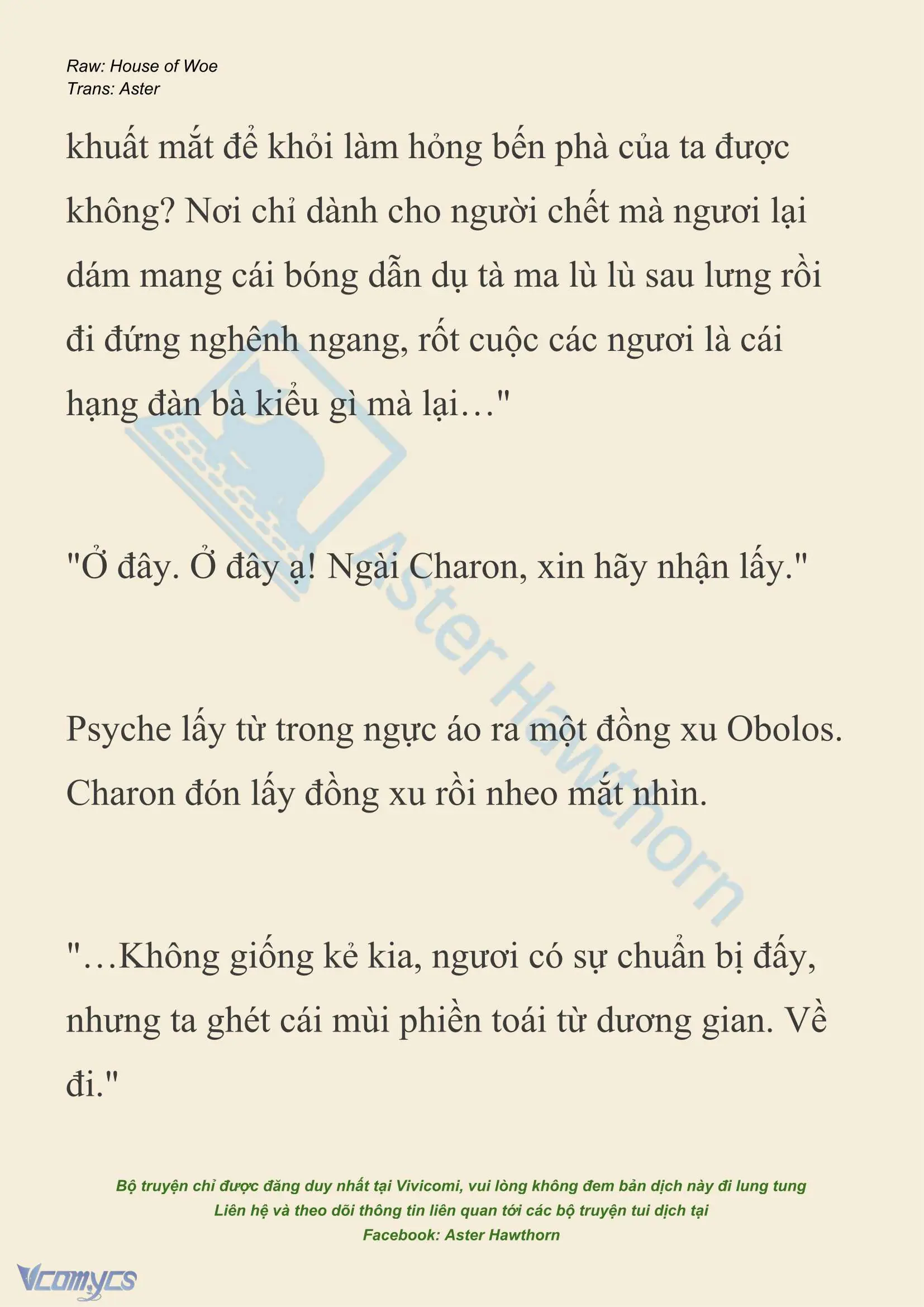 [NOVEL] Dành Cho Các Nữ Thần: Dành cho Psyche Chapter 48 - Trang 9
