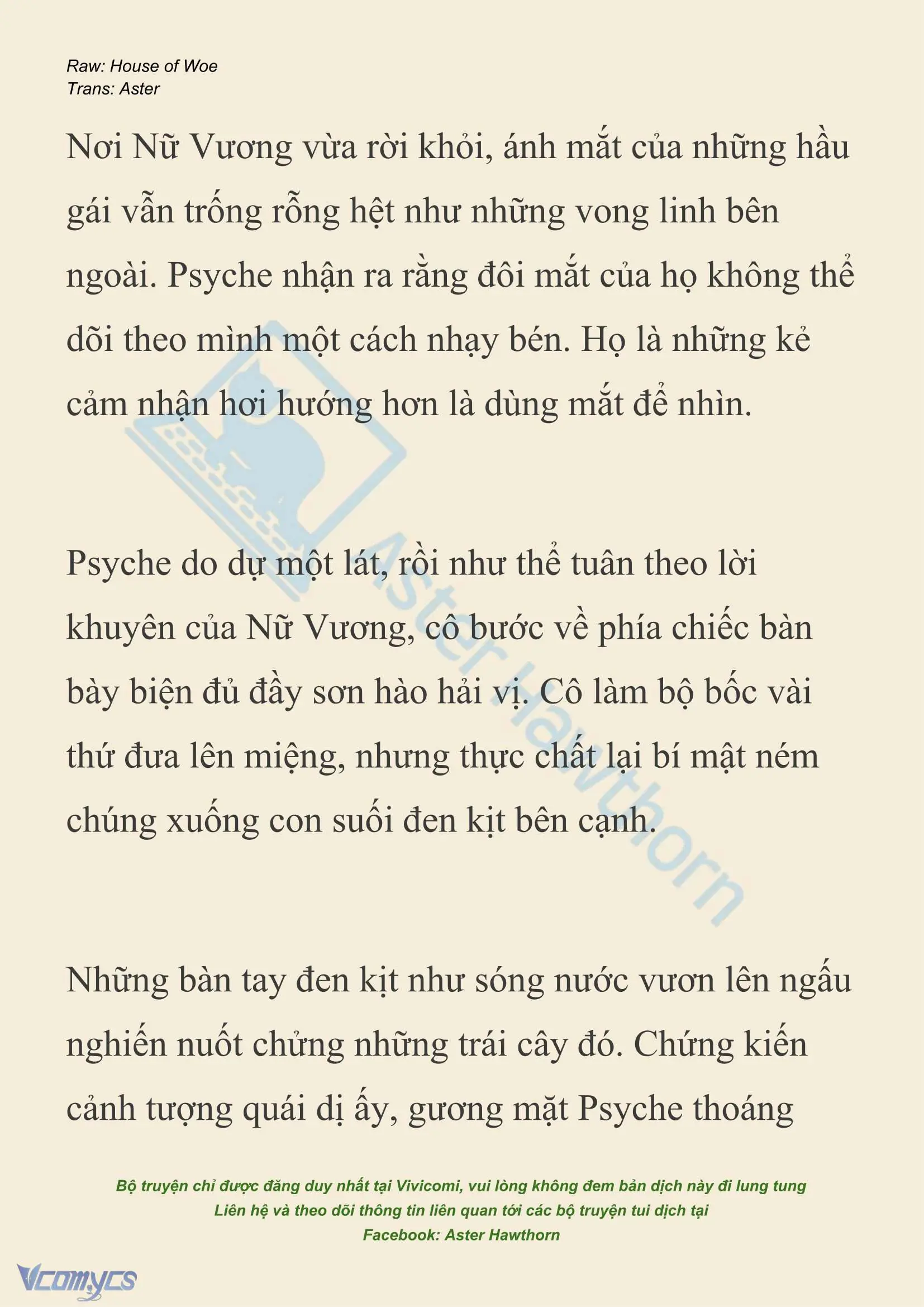 [NOVEL] Dành Cho Các Nữ Thần: Dành cho Psyche Chapter 49 - Trang 10