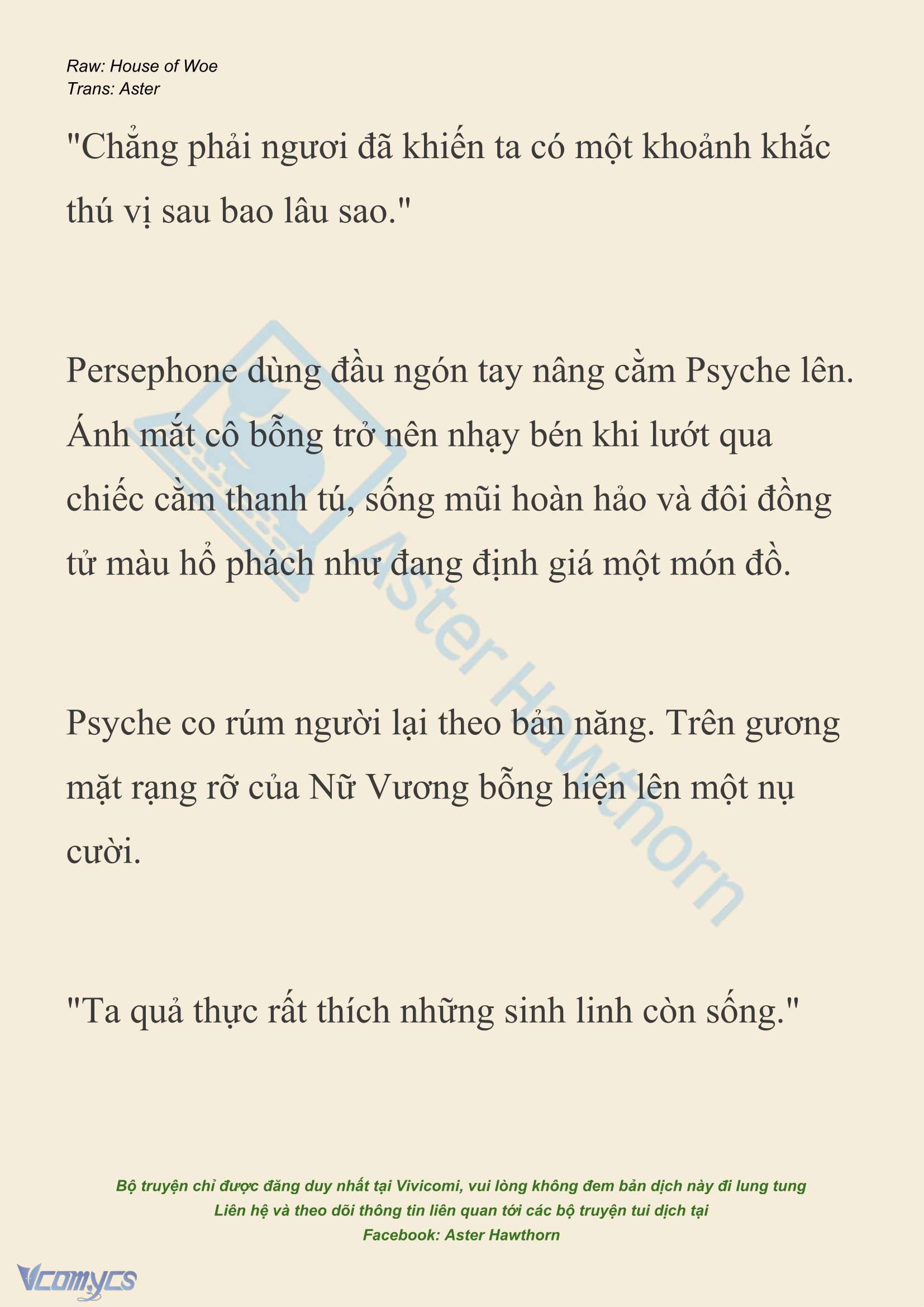 [NOVEL] Dành Cho Các Nữ Thần: Dành cho Psyche Chapter 49 - Trang 13
