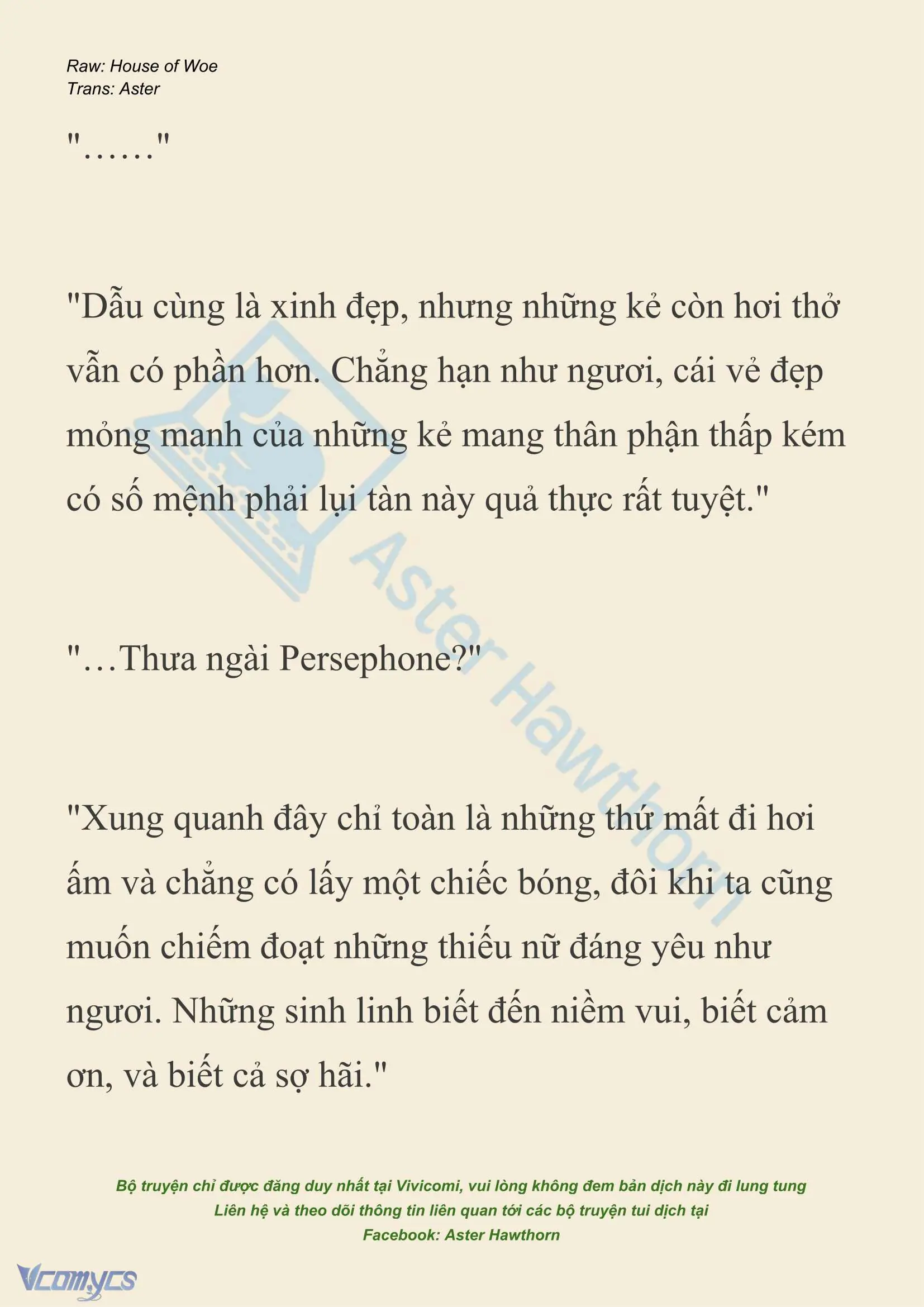[NOVEL] Dành Cho Các Nữ Thần: Dành cho Psyche Chapter 49 - Trang 14