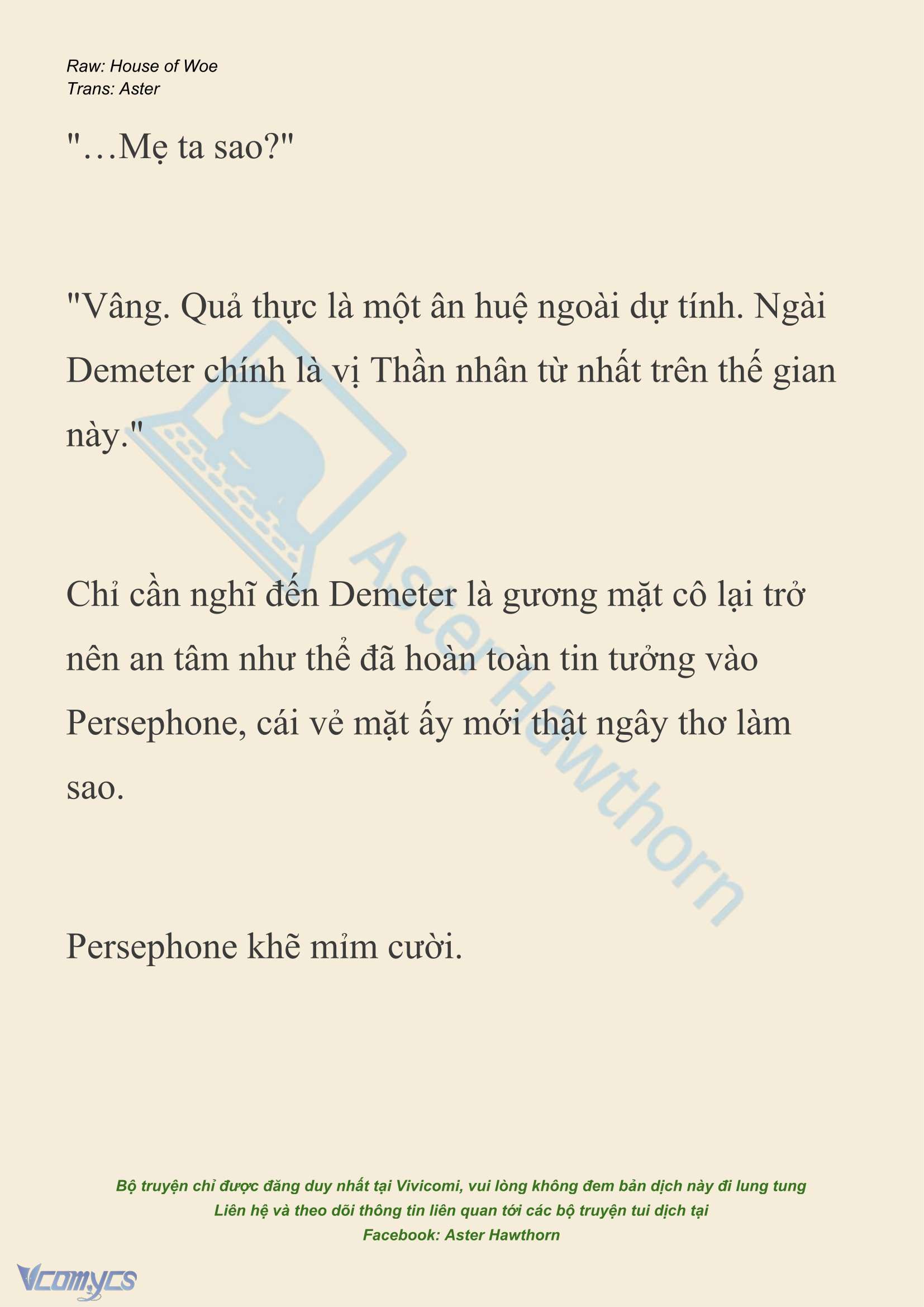 [NOVEL] Dành Cho Các Nữ Thần: Dành cho Psyche Chapter 49 - Trang 19