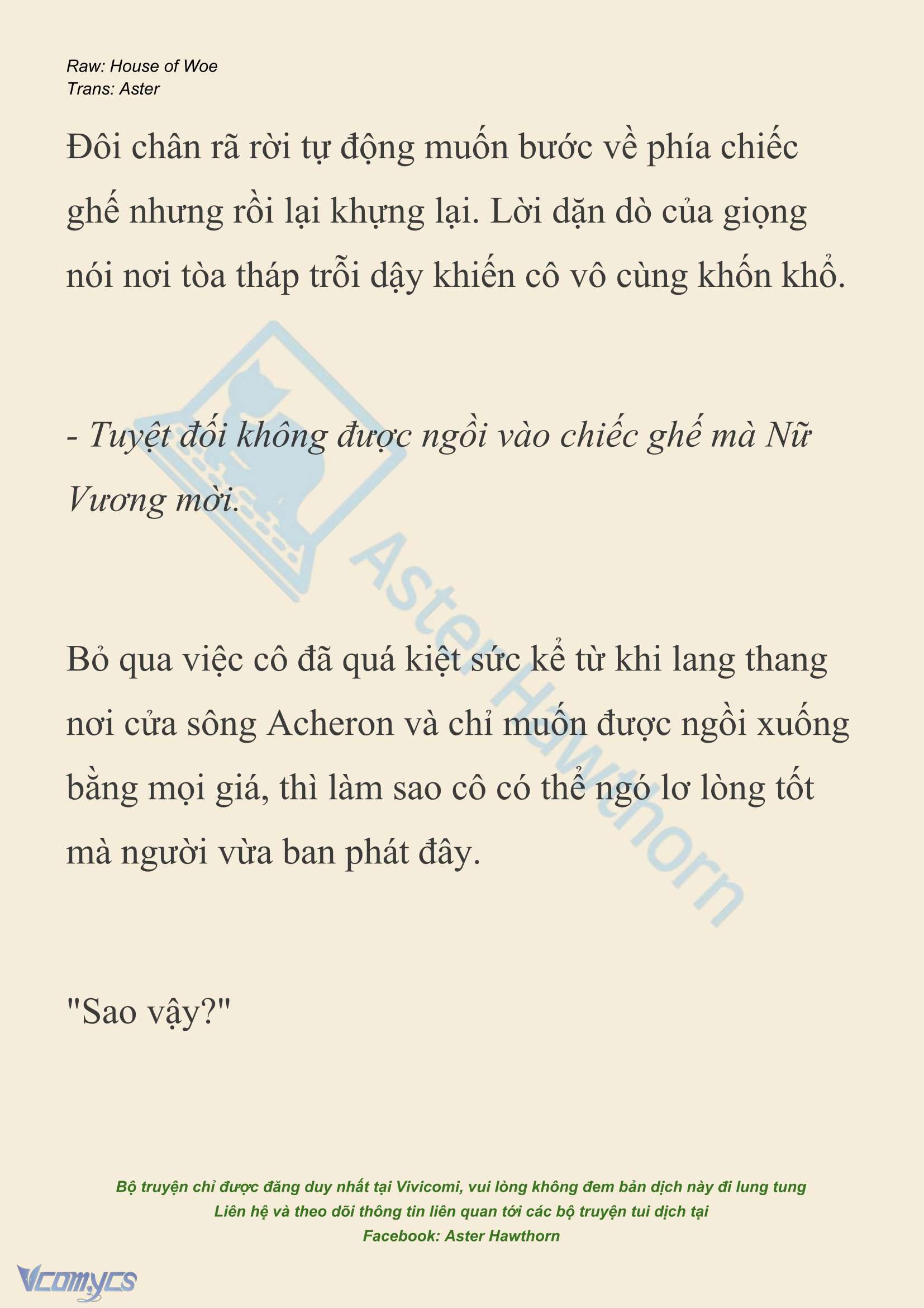 [NOVEL] Dành Cho Các Nữ Thần: Dành cho Psyche Chapter 49 - Trang 7