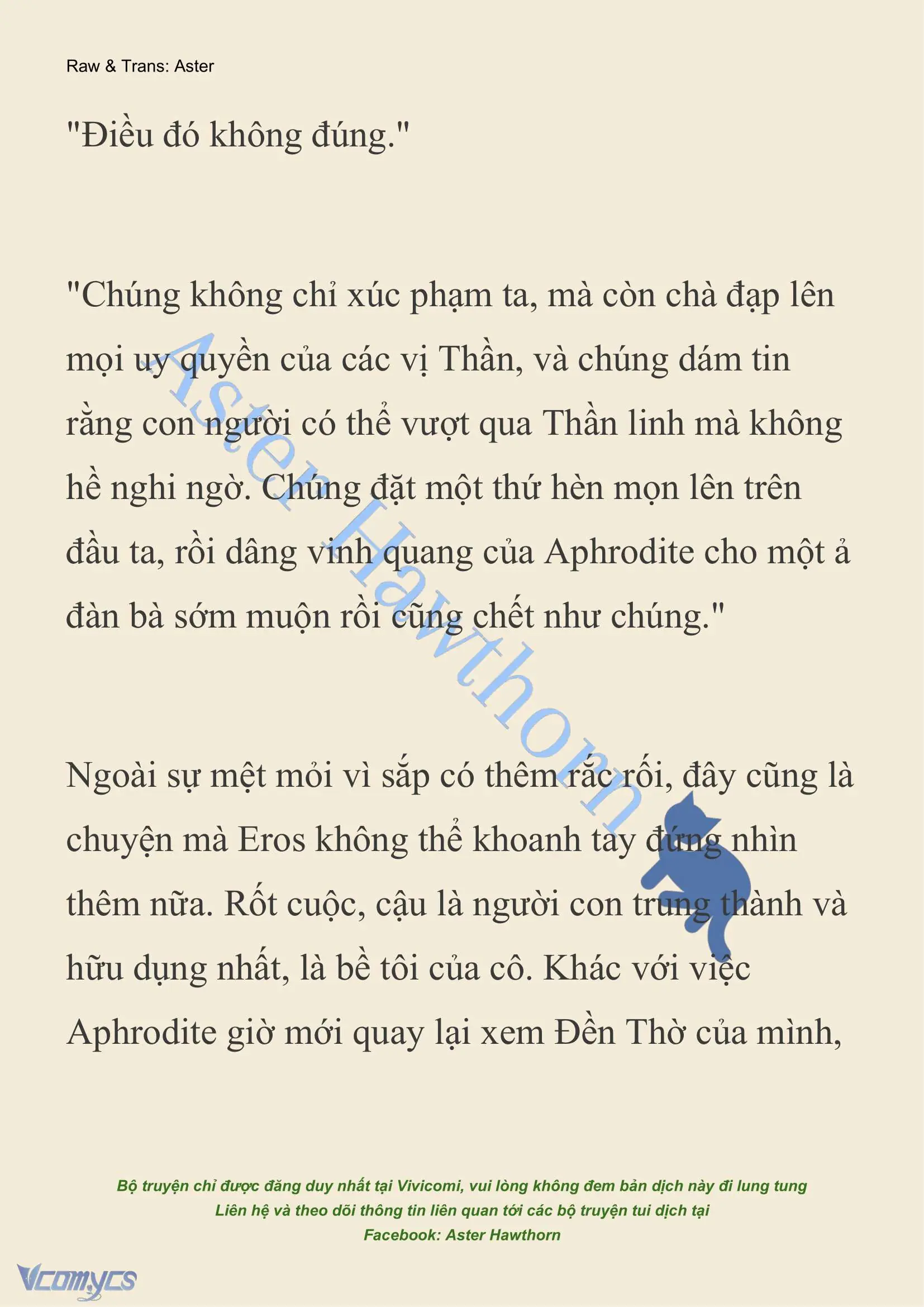 [NOVEL] Dành Cho Các Nữ Thần: Dành cho Psyche Chapter 5 - Trang 5