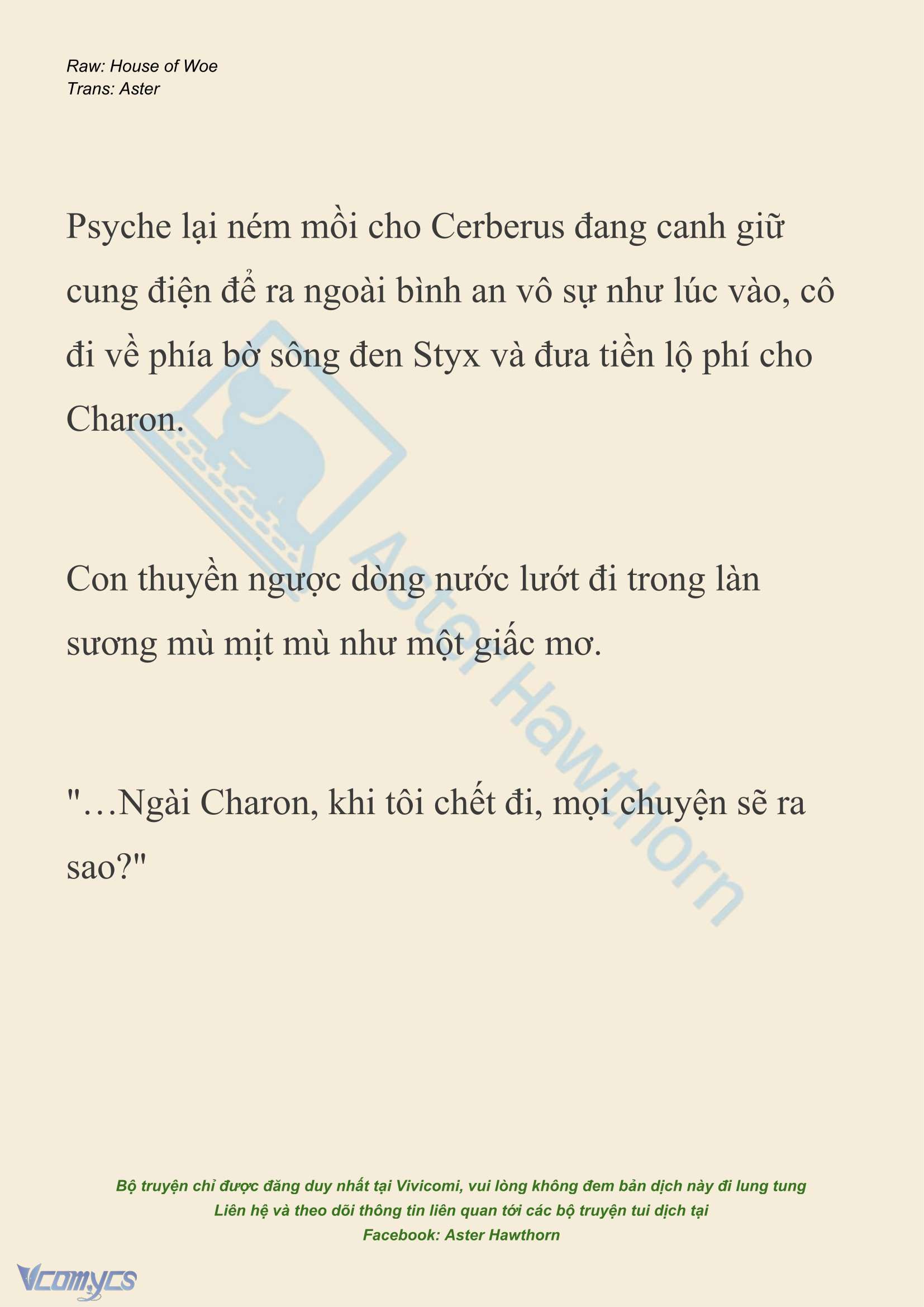 [NOVEL] Dành Cho Các Nữ Thần: Dành cho Psyche Chapter 50 - Trang 11