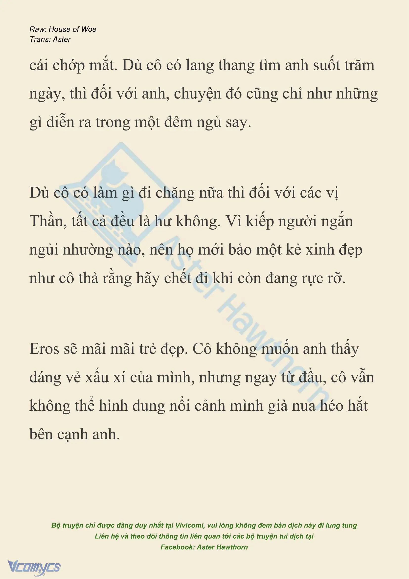 [NOVEL] Dành Cho Các Nữ Thần: Dành cho Psyche Chapter 50 - Trang 18