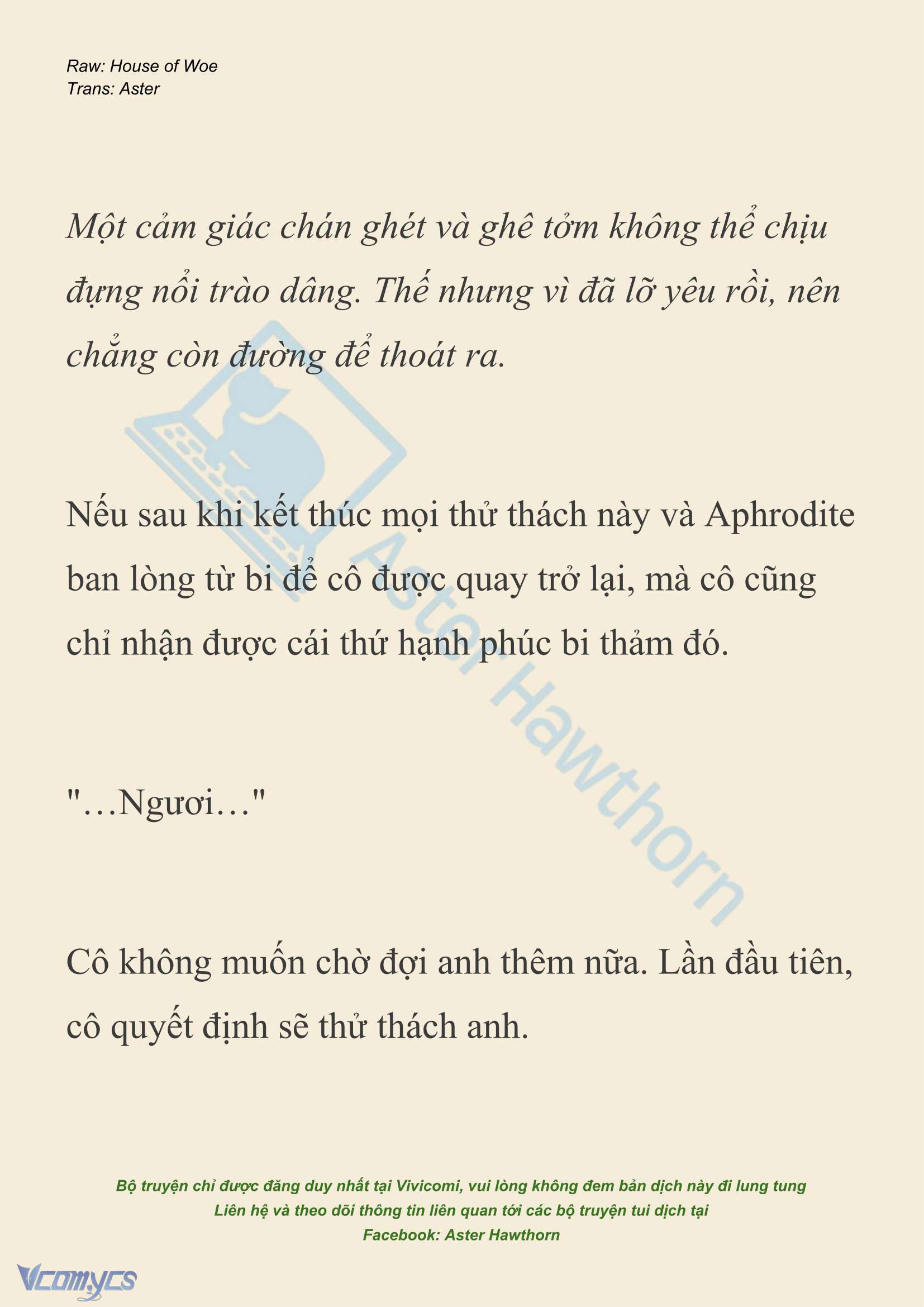 [NOVEL] Dành Cho Các Nữ Thần: Dành cho Psyche Chapter 50 - Trang 21