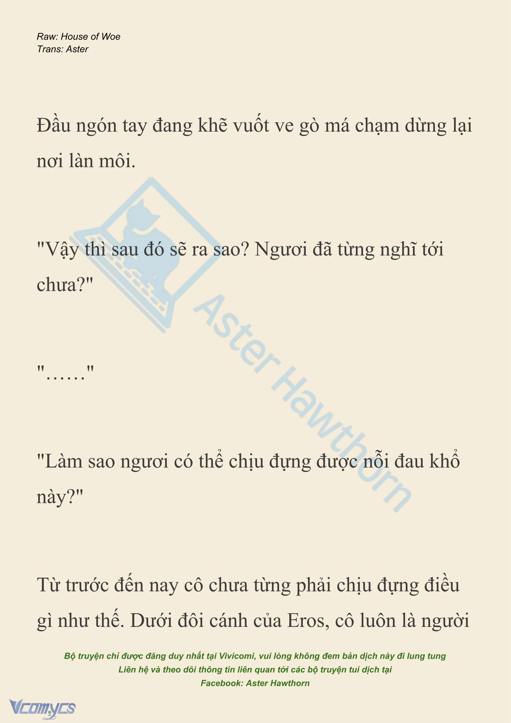 [NOVEL] Dành Cho Các Nữ Thần: Dành cho Psyche Chapter 50 - Trang 4