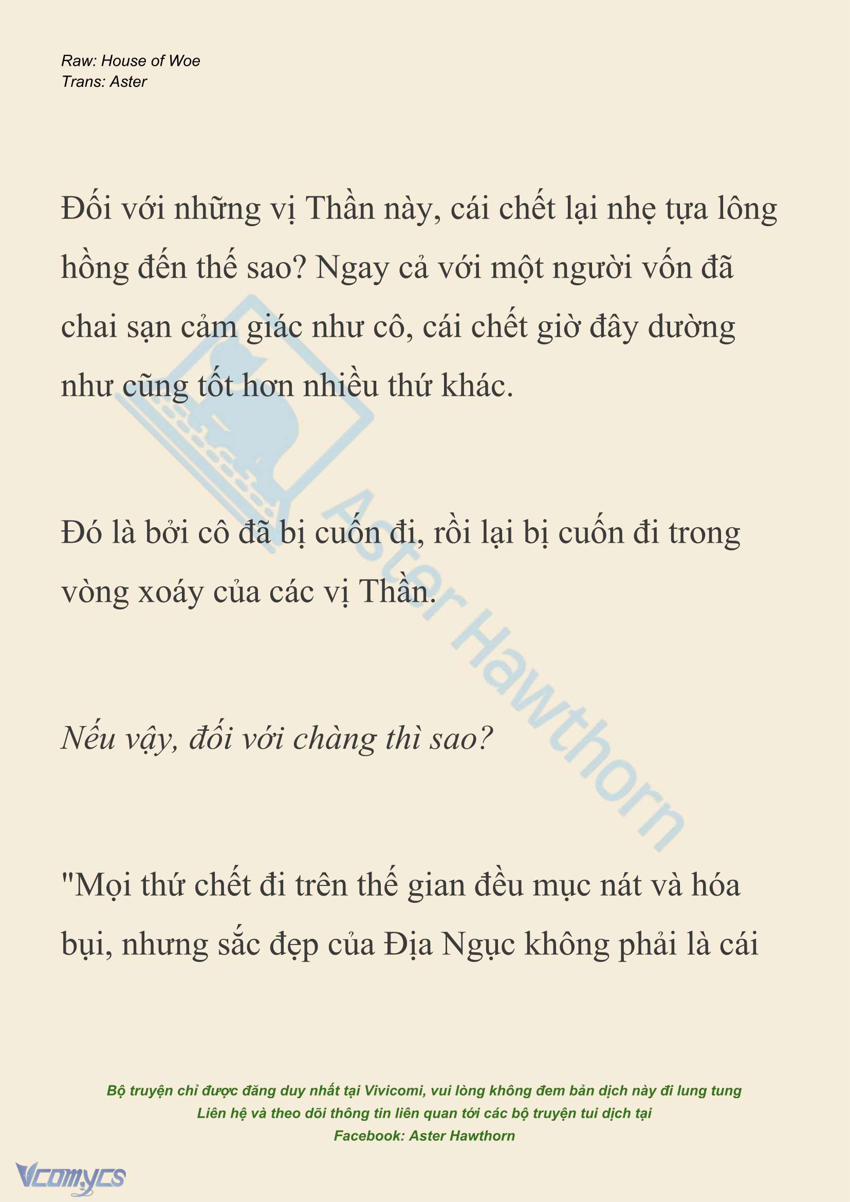 [NOVEL] Dành Cho Các Nữ Thần: Dành cho Psyche Chapter 50 - Trang 8