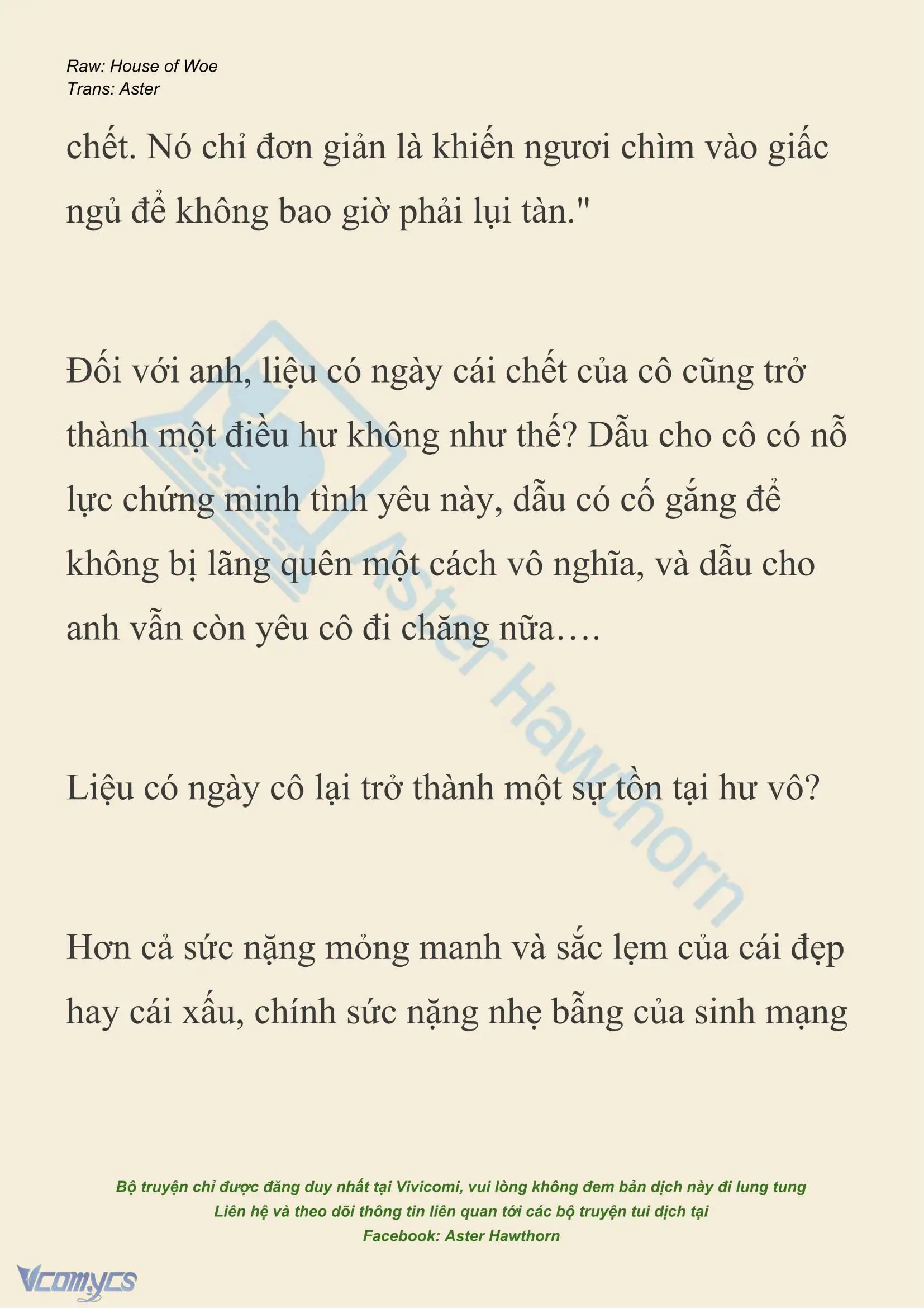 [NOVEL] Dành Cho Các Nữ Thần: Dành cho Psyche Chapter 50 - Trang 9