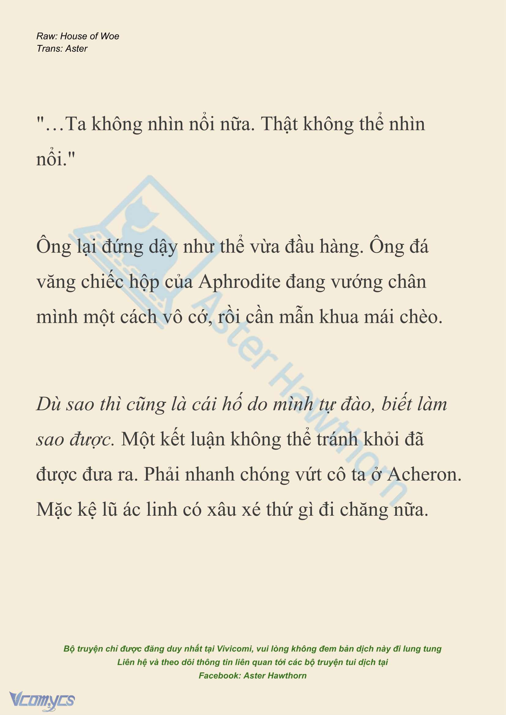 [NOVEL] Dành Cho Các Nữ Thần: Dành cho Psyche Chapter 51 - Trang 11