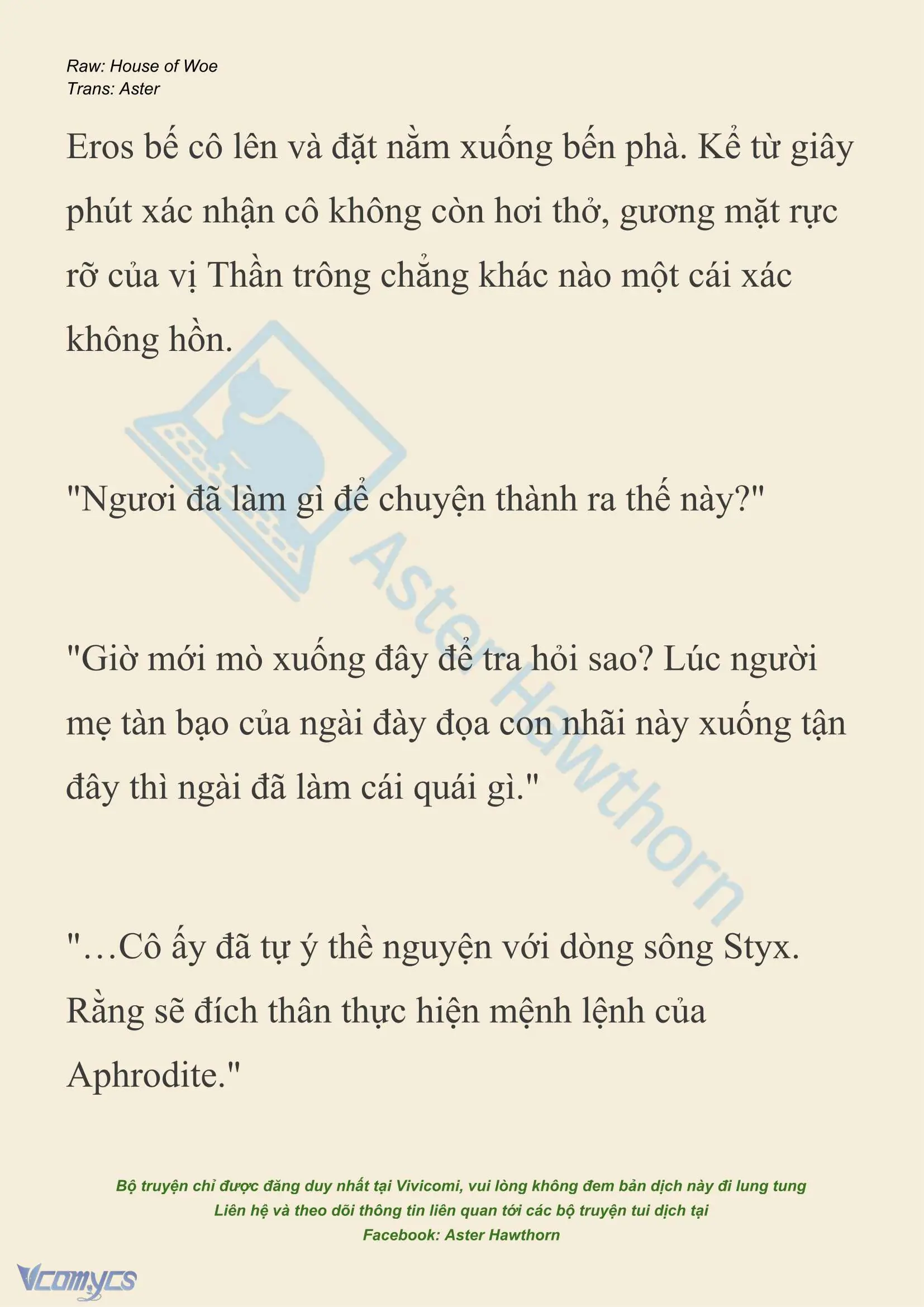 [NOVEL] Dành Cho Các Nữ Thần: Dành cho Psyche Chapter 51 - Trang 21