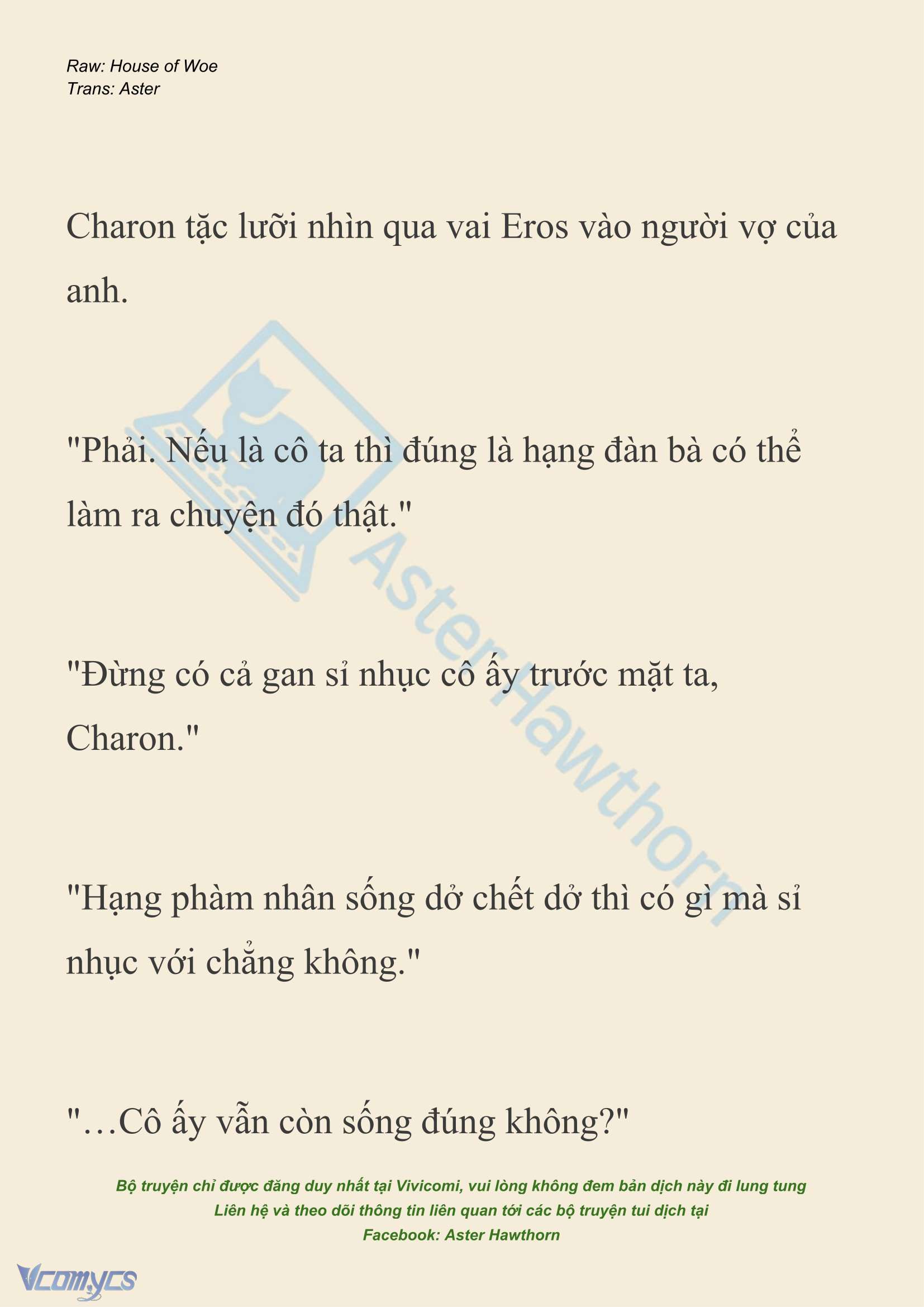 [NOVEL] Dành Cho Các Nữ Thần: Dành cho Psyche Chapter 51 - Trang 22