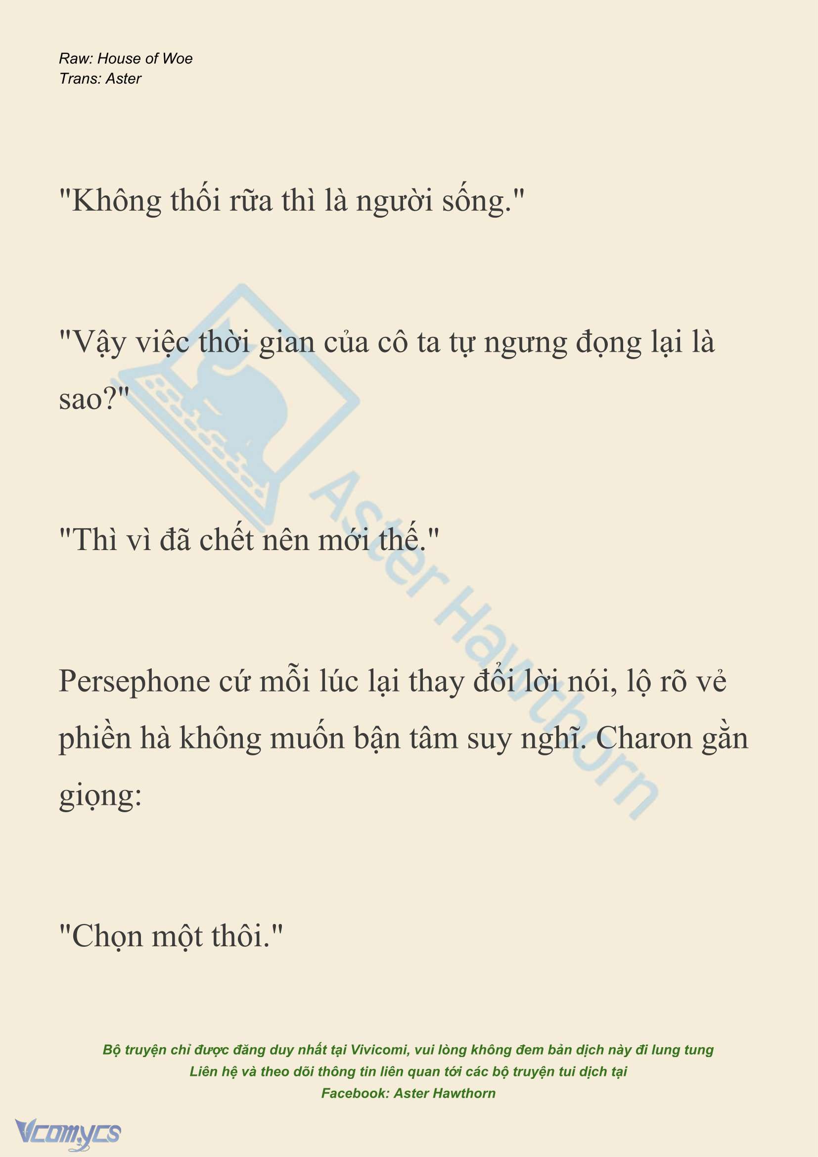 [NOVEL] Dành Cho Các Nữ Thần: Dành cho Psyche Chapter 51 - Trang 4