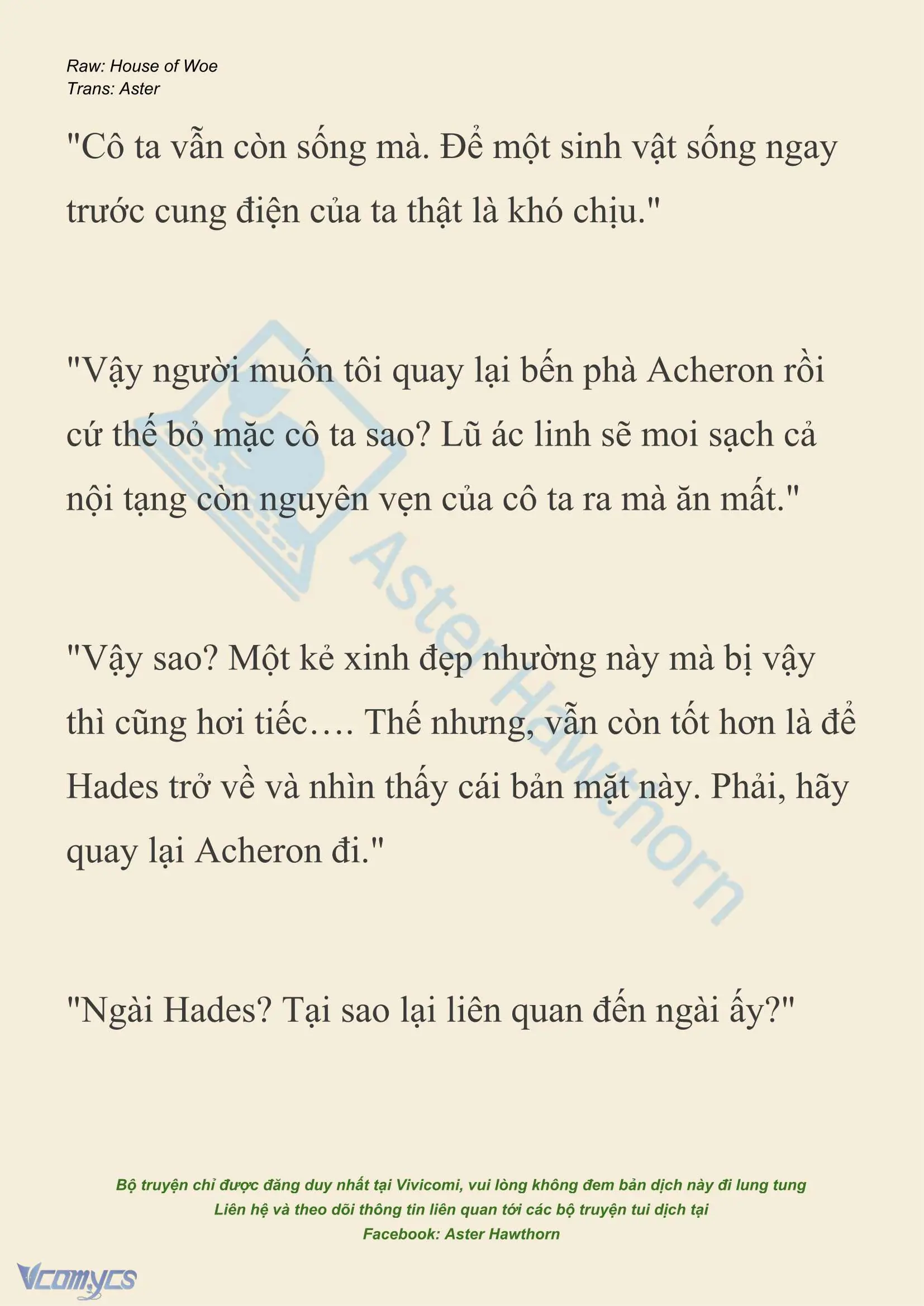 [NOVEL] Dành Cho Các Nữ Thần: Dành cho Psyche Chapter 51 - Trang 6