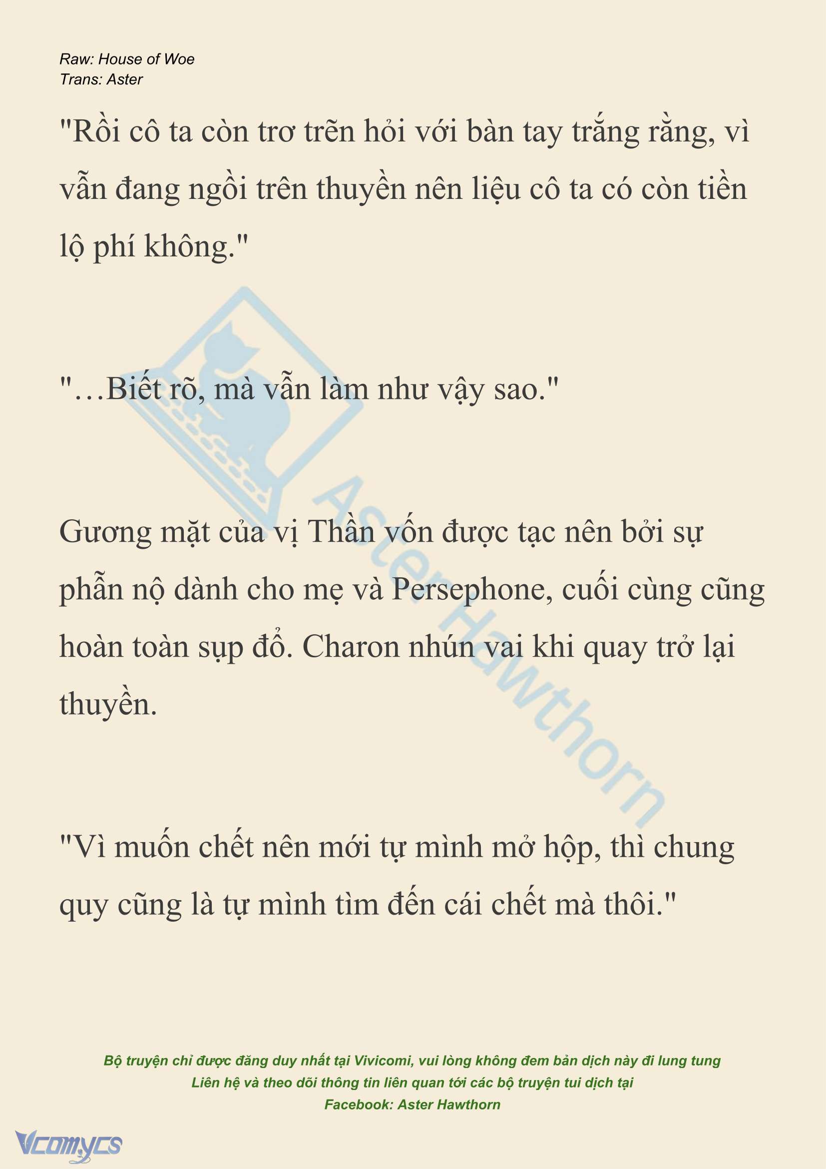[NOVEL] Dành Cho Các Nữ Thần: Dành cho Psyche Chapter 52 - Trang 14
