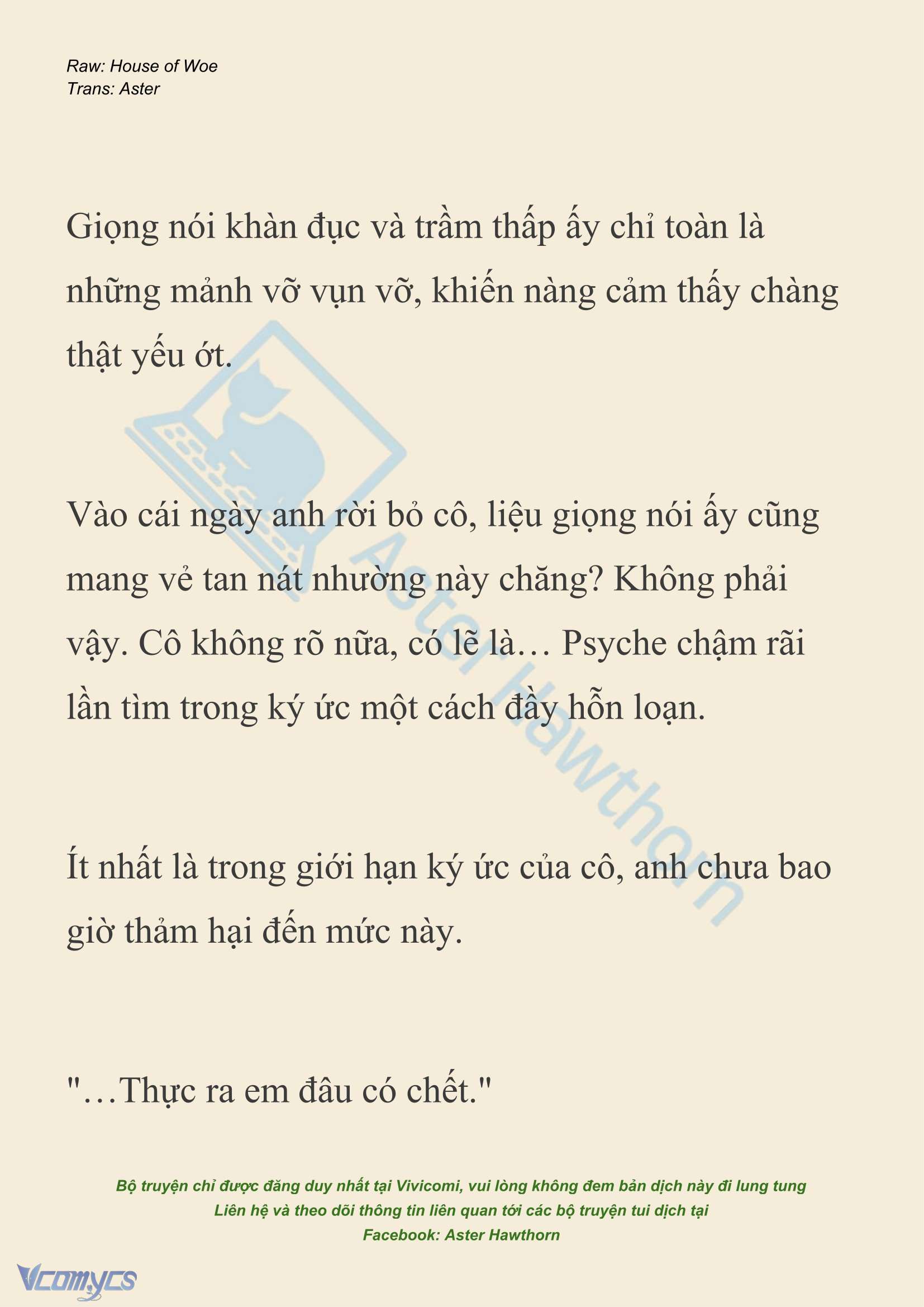 [NOVEL] Dành Cho Các Nữ Thần: Dành cho Psyche Chapter 52 - Trang 21